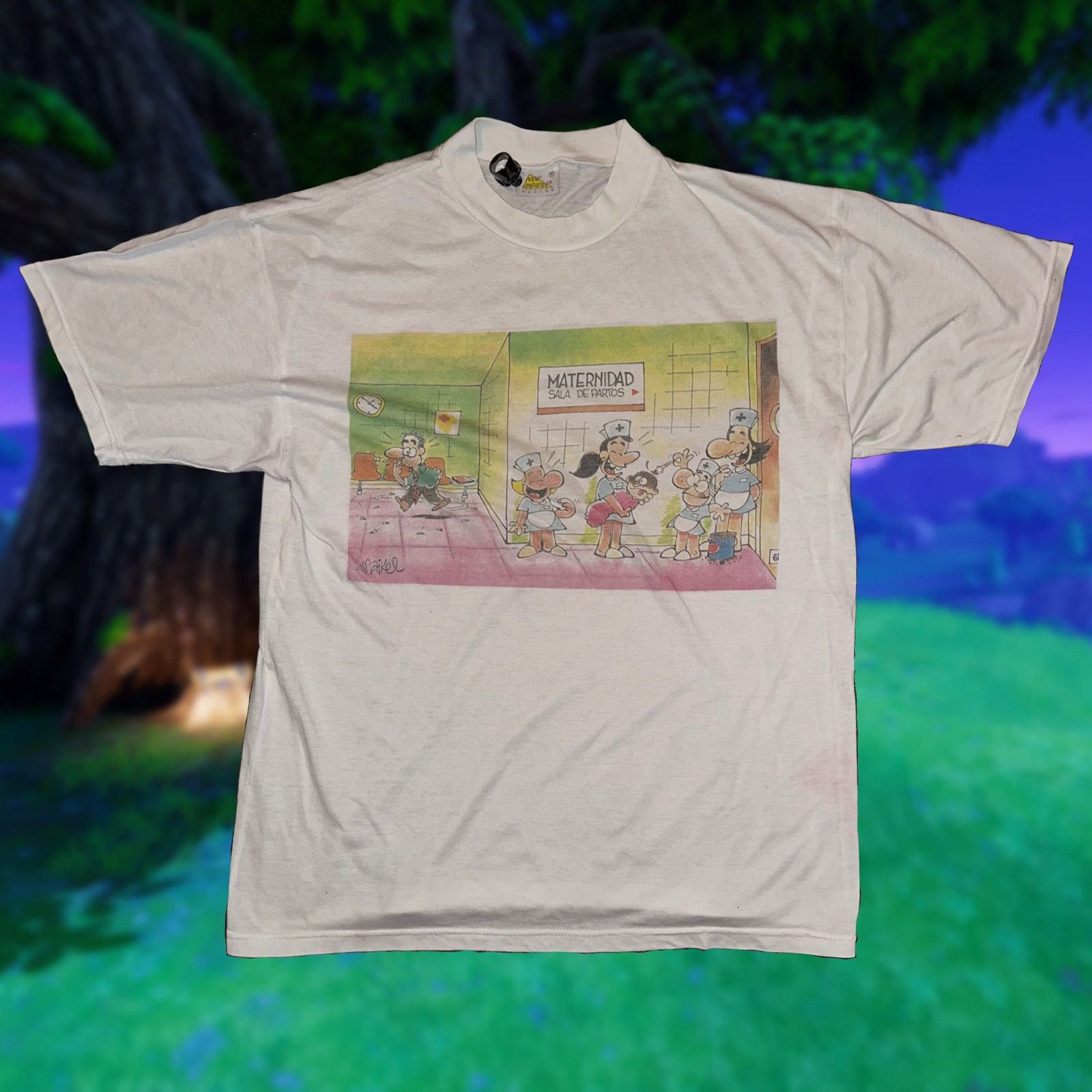 Hanes y2k new impulse design mexican funny art graphic tee shirt Size US L / EU 52-54 / 3 - 1 Thumbnail