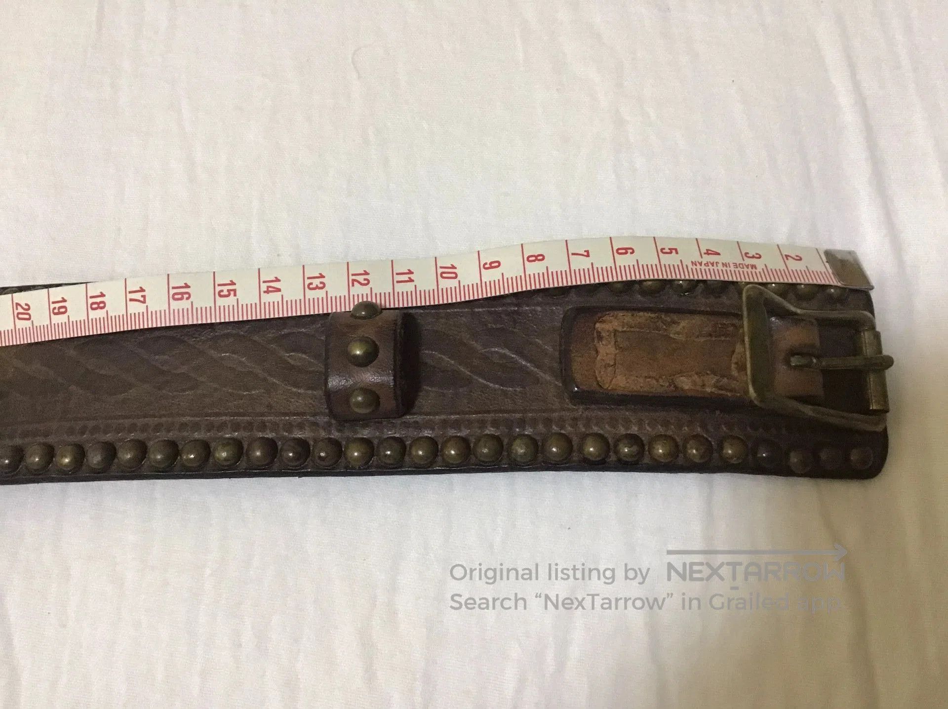 RRL Ralph Lauren RRL Double RL Brown Belt with Tags. Size ONE SIZE - 3 Thumbnail