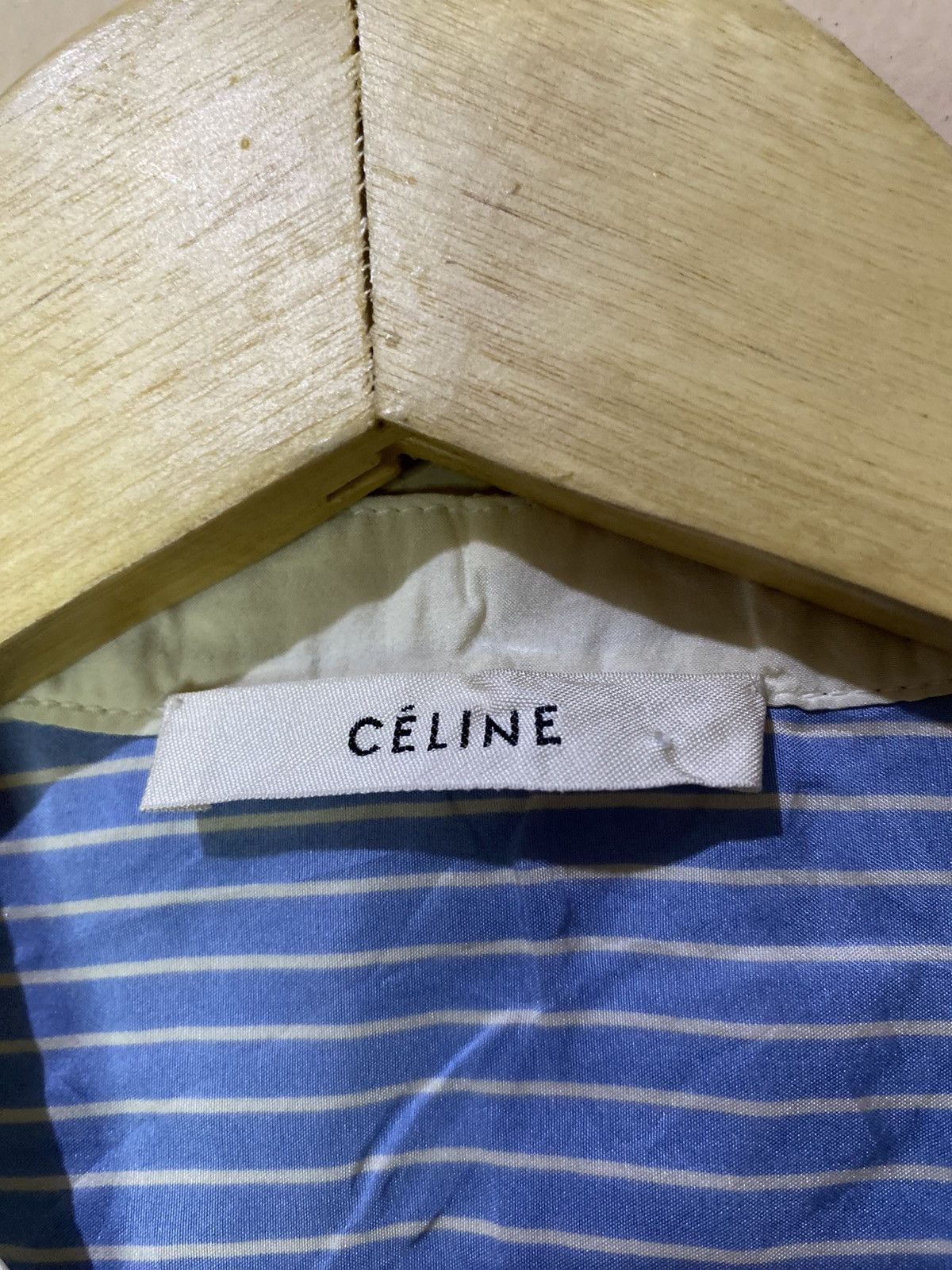 Celine Celine by Phoebe Philo Silk Button Shirt Size XS / US 0-2 / IT 36-38 - 4 Thumbnail