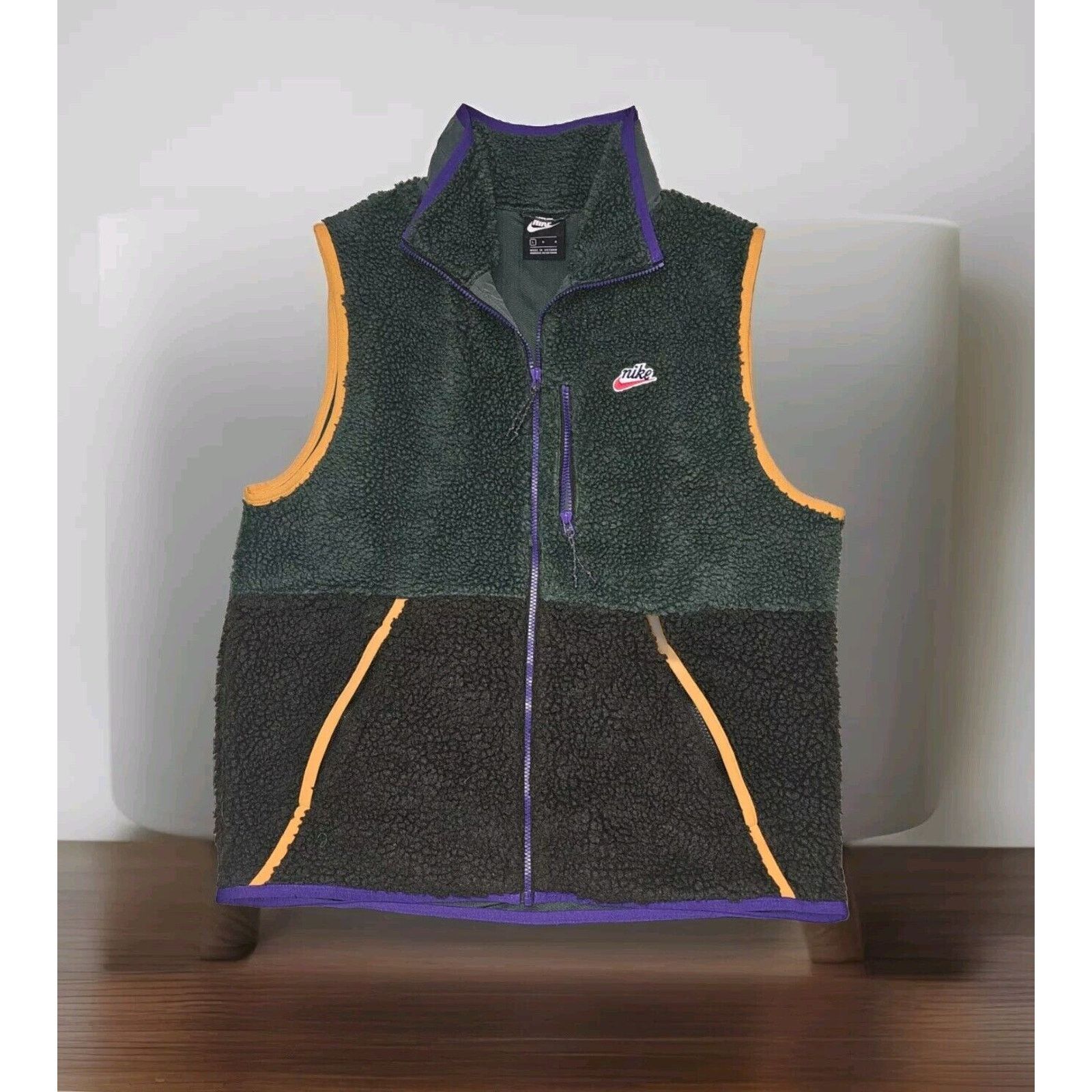 Nike Nike Men's Sportswear Sherpa Fleece Vest Jade CD3142 337 L Size US L / EU 52-54 / 3 - 5 Thumbnail