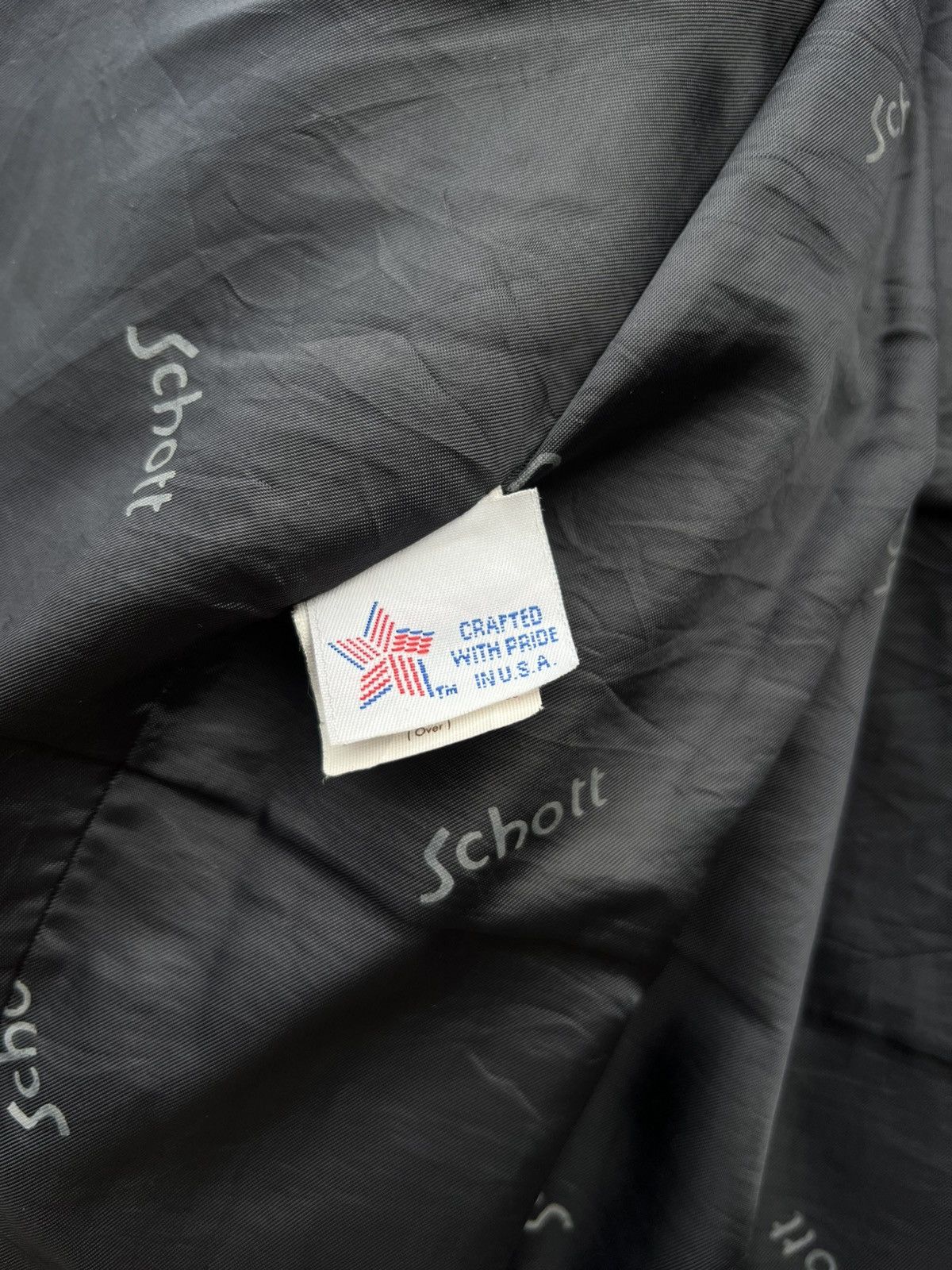 Schott × Vintage Vintage Schott Black Leather Puffer Down Jacket Size US M / EU 48-50 / 2 - 23 Thumbnail