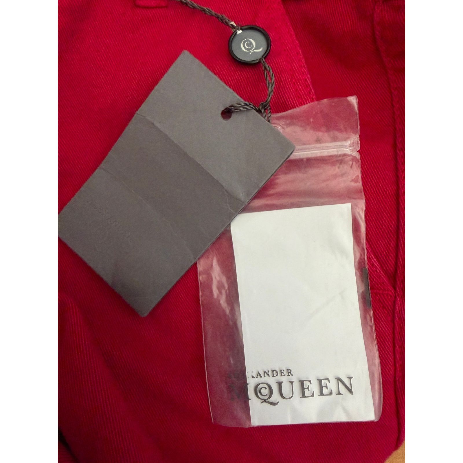 Alexander McQueen Alexander McQueen NWT Pink Women's Cigarette Trousers Size 28" / US 6 / IT 42 - 6 Thumbnail