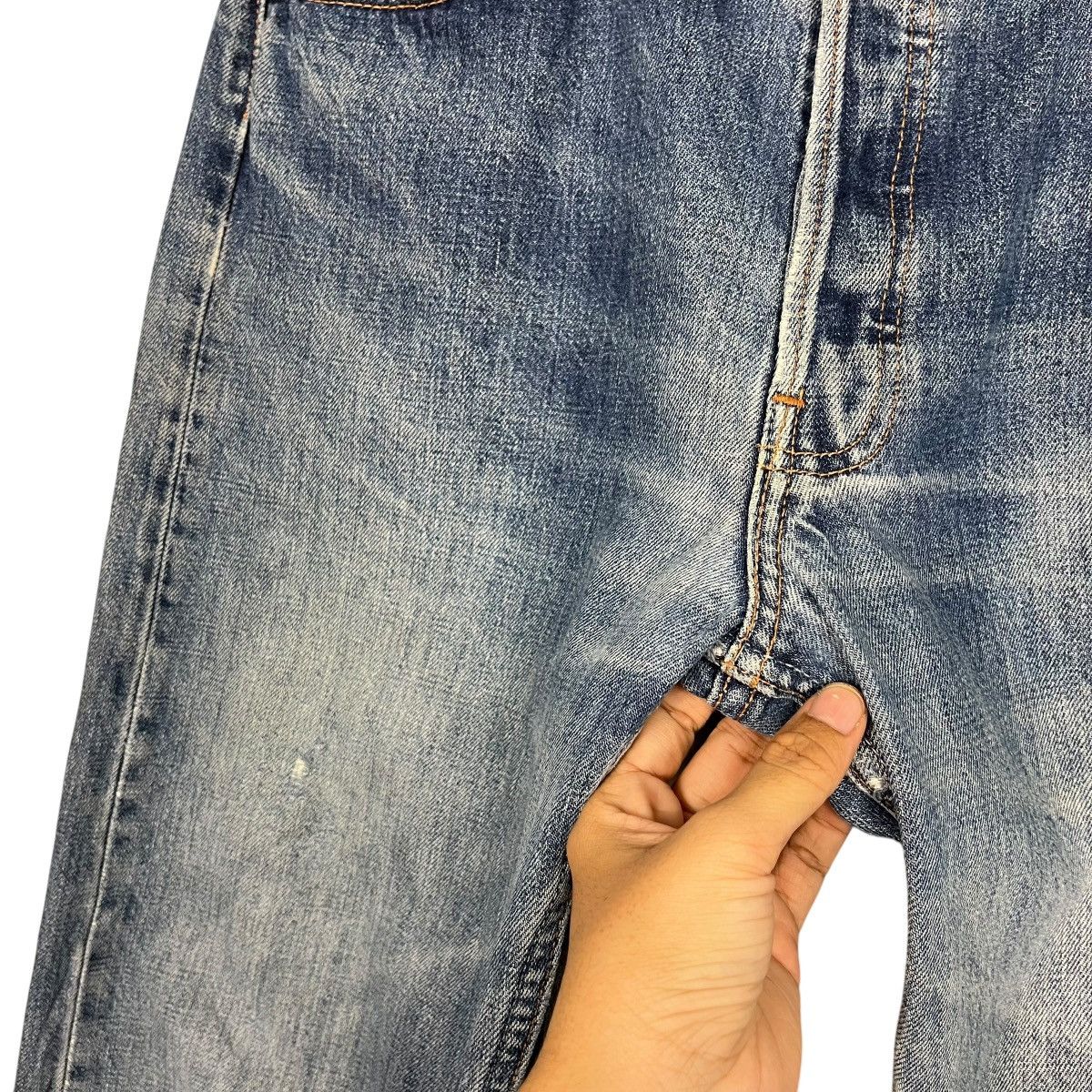 Levi's Vintage Y2k Levis Lot 501 Distressed Denim Jeans Size US 32 / EU 48 - 13 Thumbnail