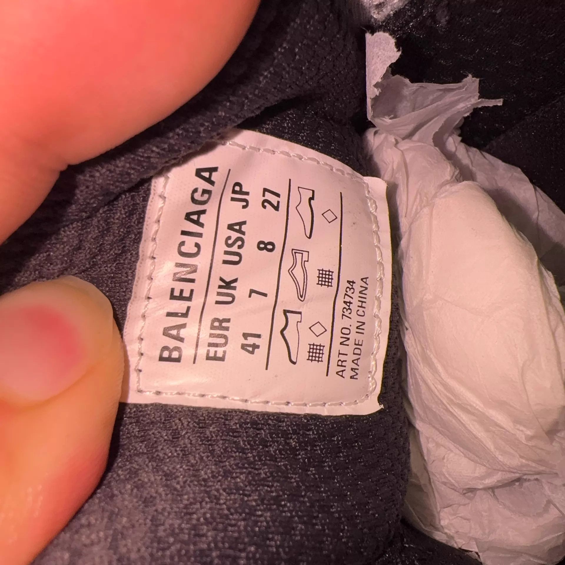 Balenciaga Balenciaga 3XL Gradient Gray 41 Size US 8 / EU 41 - 7 Thumbnail