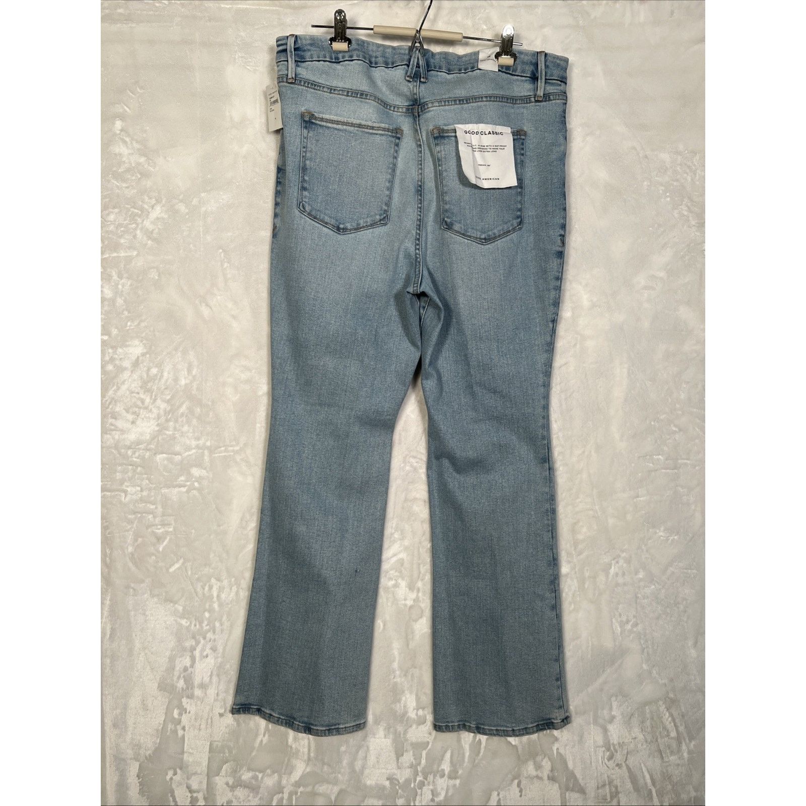 Good American NWT Good American Good Classic High Rise Crossover Size 38" / US 16 / IT 52 - 16 Thumbnail