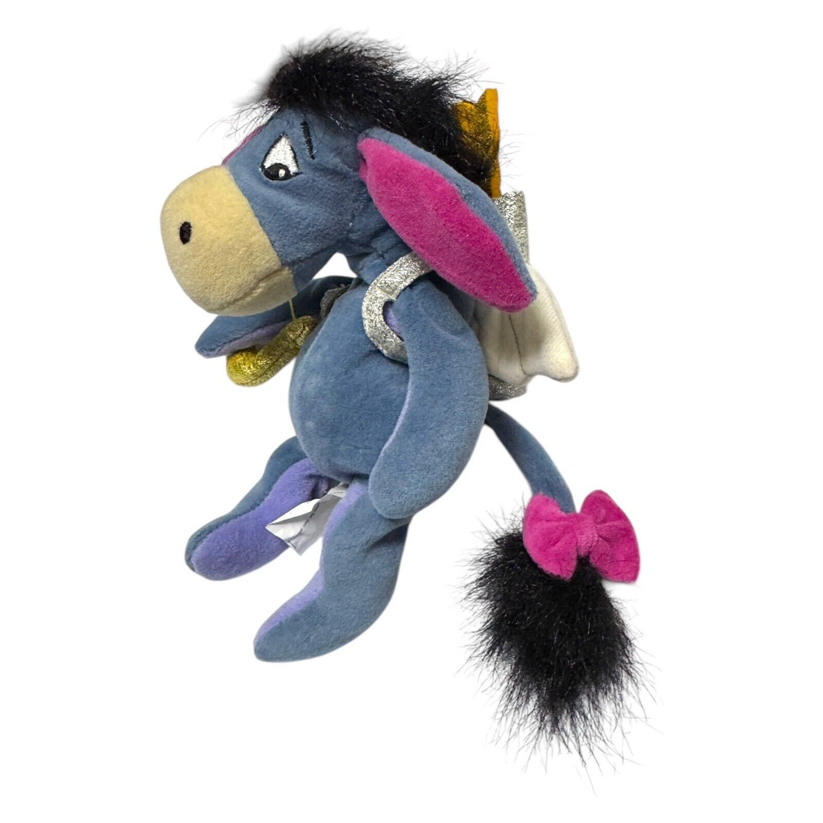 Disney NWT 90s Disney Store CUPID EEYORE VALENTINES Vintage Beanie Size ONE SIZE - 5 Thumbnail
