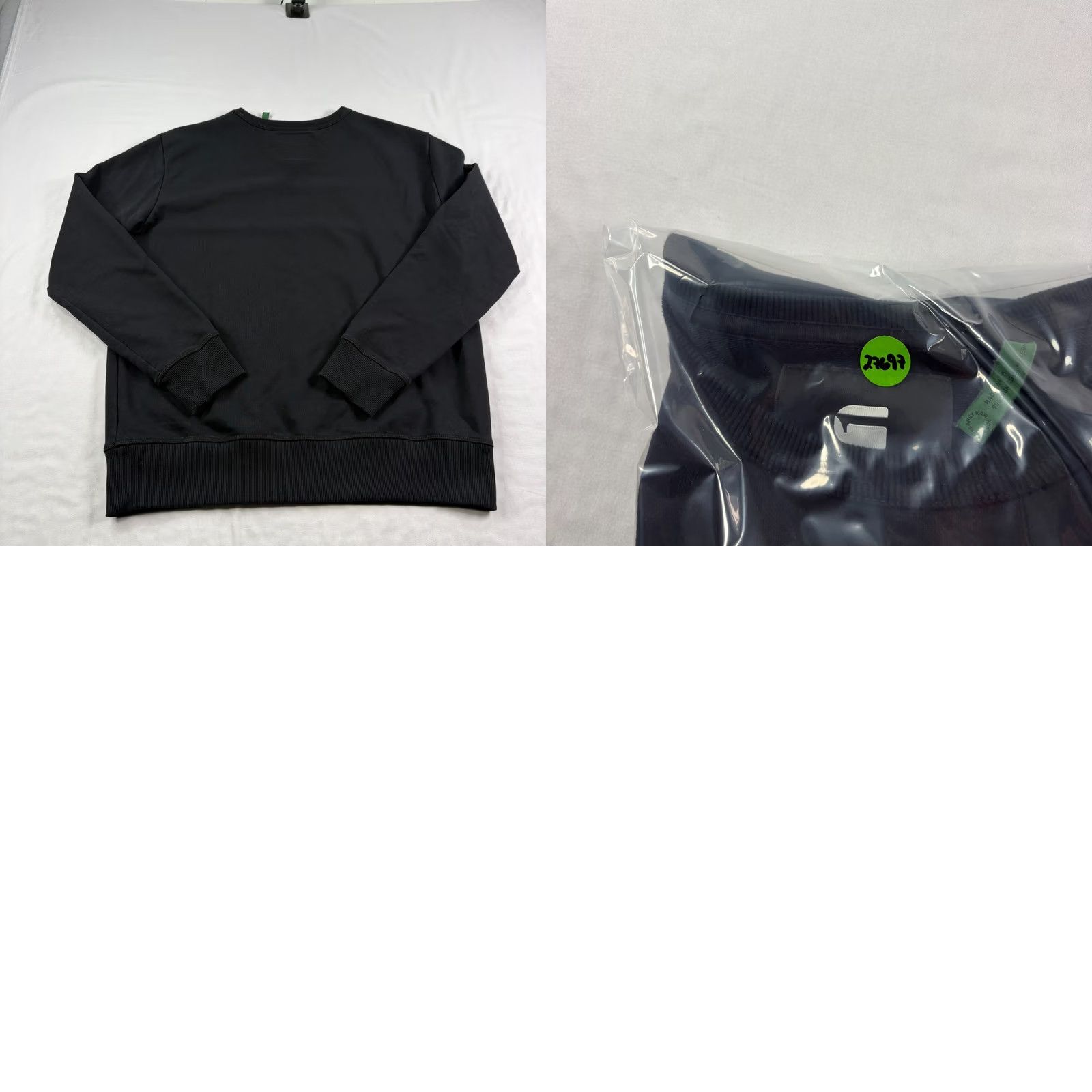 Vintage G Star Raw Sweatshirt Mens Large Black Core Camo Block Crew Neck Pullover Size US L / EU 52-54 / 3 - 8 Thumbnail