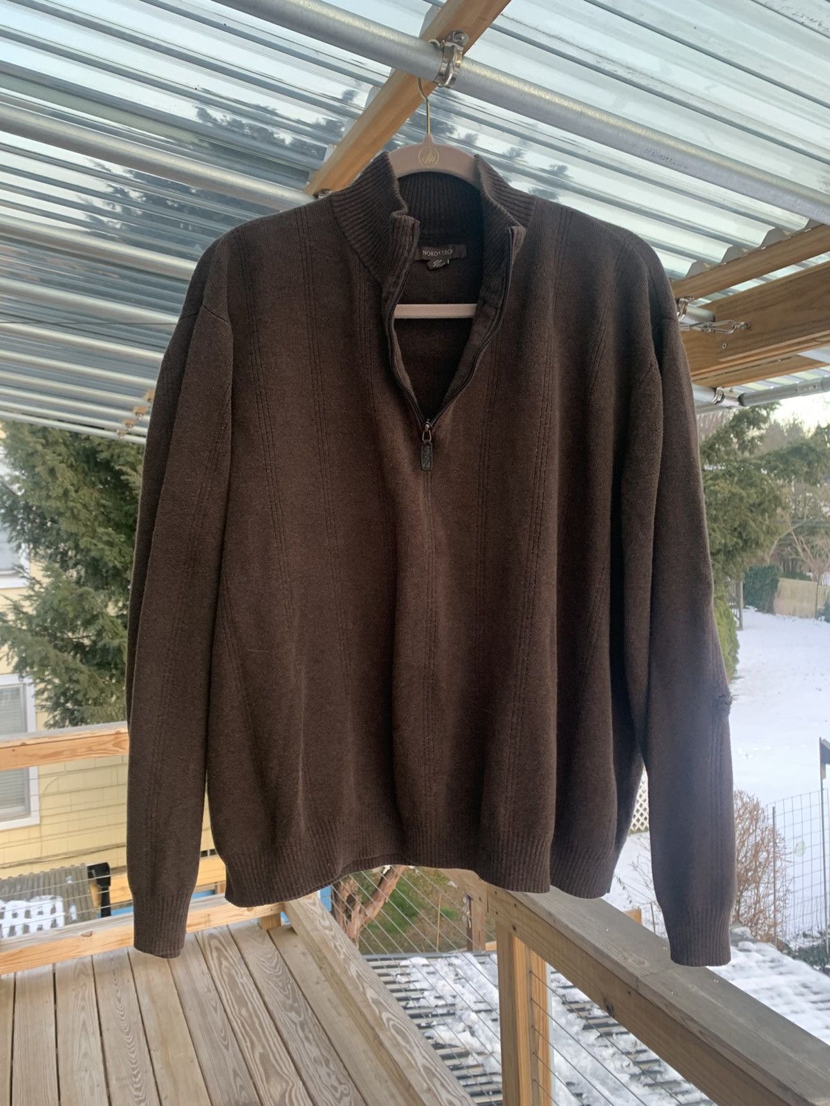 Nordstrom Nordstrom Quarter-Zip Sweater Size US XXL / EU 58 / 5 - 1 Thumbnail