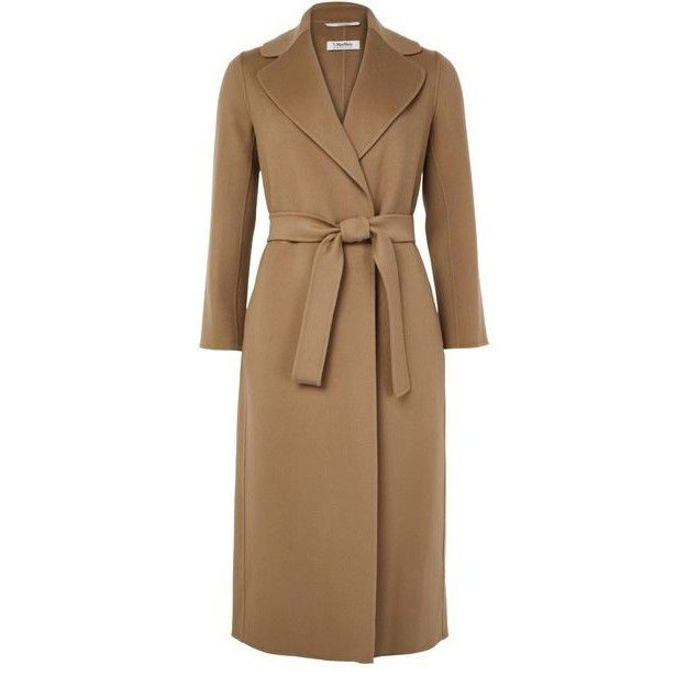 Max Mara MAX MARA Poldo Belted Brown Wool Long Coat New & Authentic ( Size M / US 6-8 / IT 42-44 - 1 Thumbnail