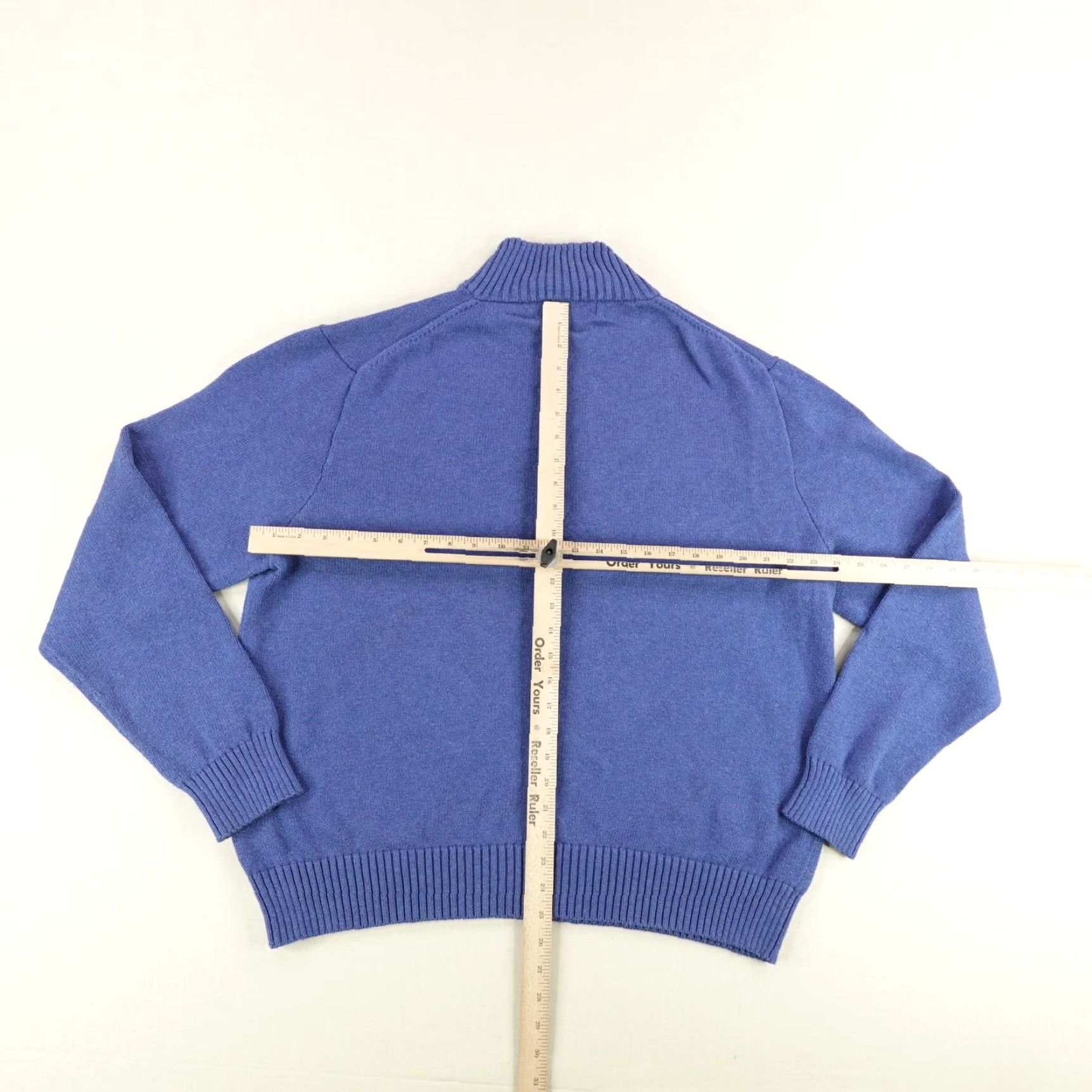 Polo Ralph Lauren VINTAGE Polo Ralph Lauren Sweater Men XL Blue Knit Pullover Mock Neck 1/4 Button Pony Logo Casual Size US XL / EU 56 / 4 - 5 Thumbnail