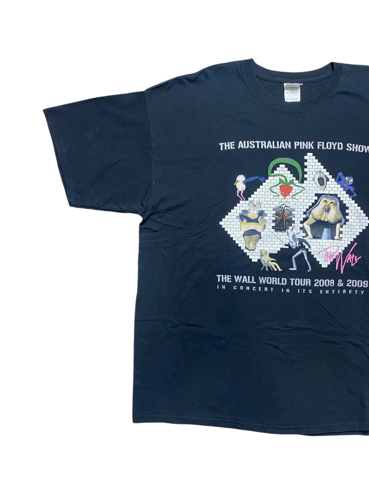 Band Tees VINTAGE BAND TEE PINK FLOYD WORLD TOUR 08-09 NICE DESIGN Size US XXL / EU 58 / 5 - 4 Thumbnail