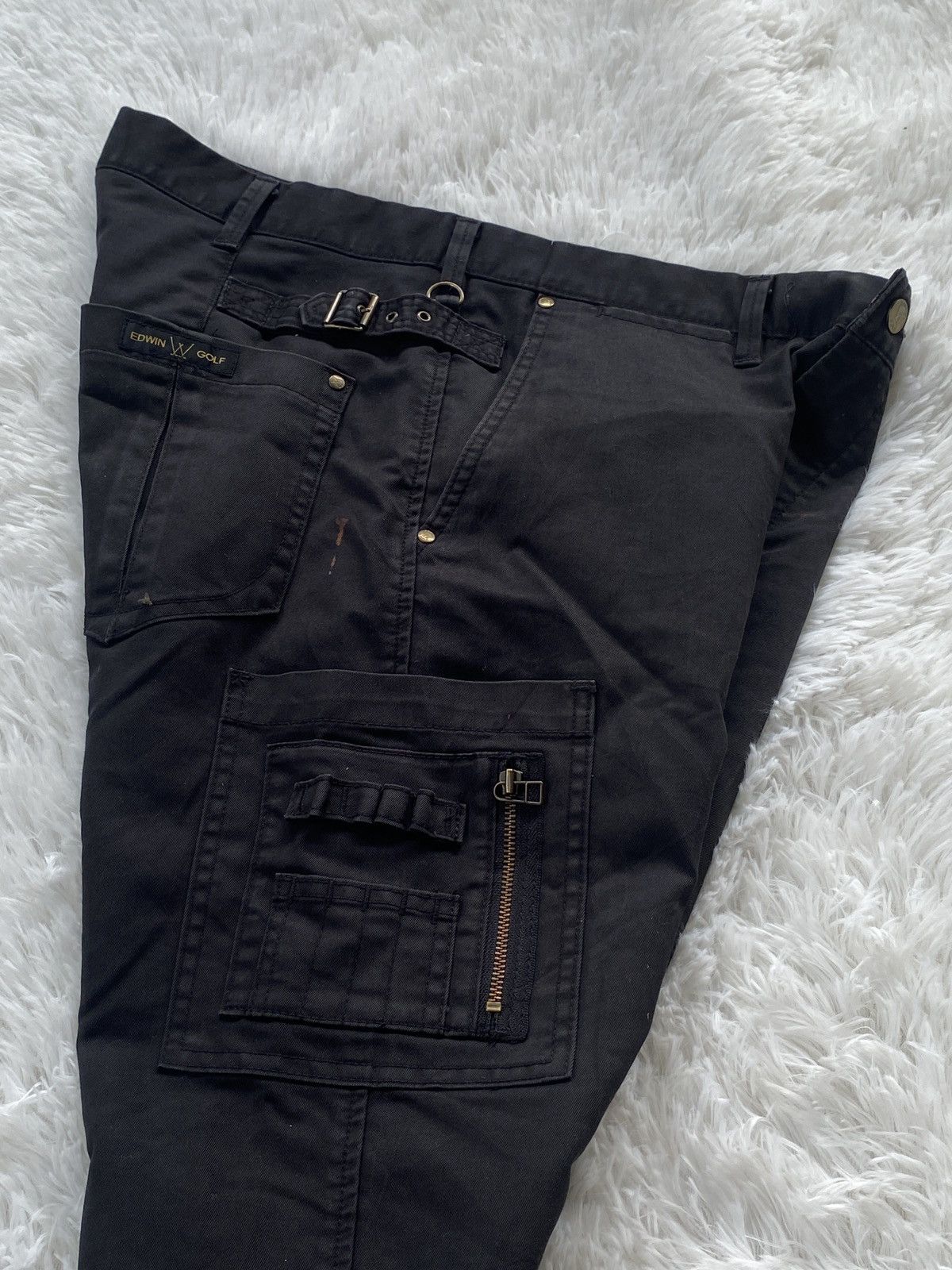 Edwin × Japanese Brand 💥RARE💥 Edwin Golf Tactical cargo pant bootcut Distressed Size US 36 / EU 52 - 15 Thumbnail