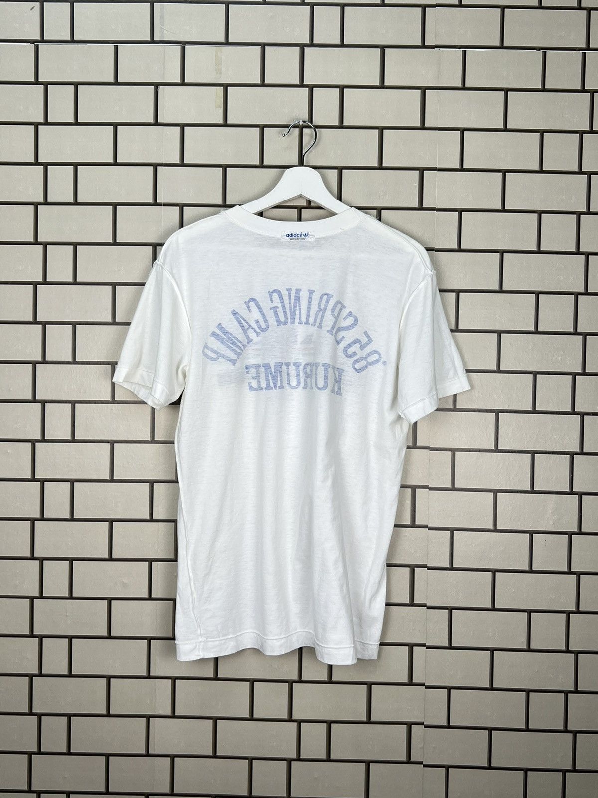 Adidas × Vintage Vintage 80’ Adidas Spring Camp Kurume Tee Size US M / EU 48-50 / 2 - 9 Thumbnail