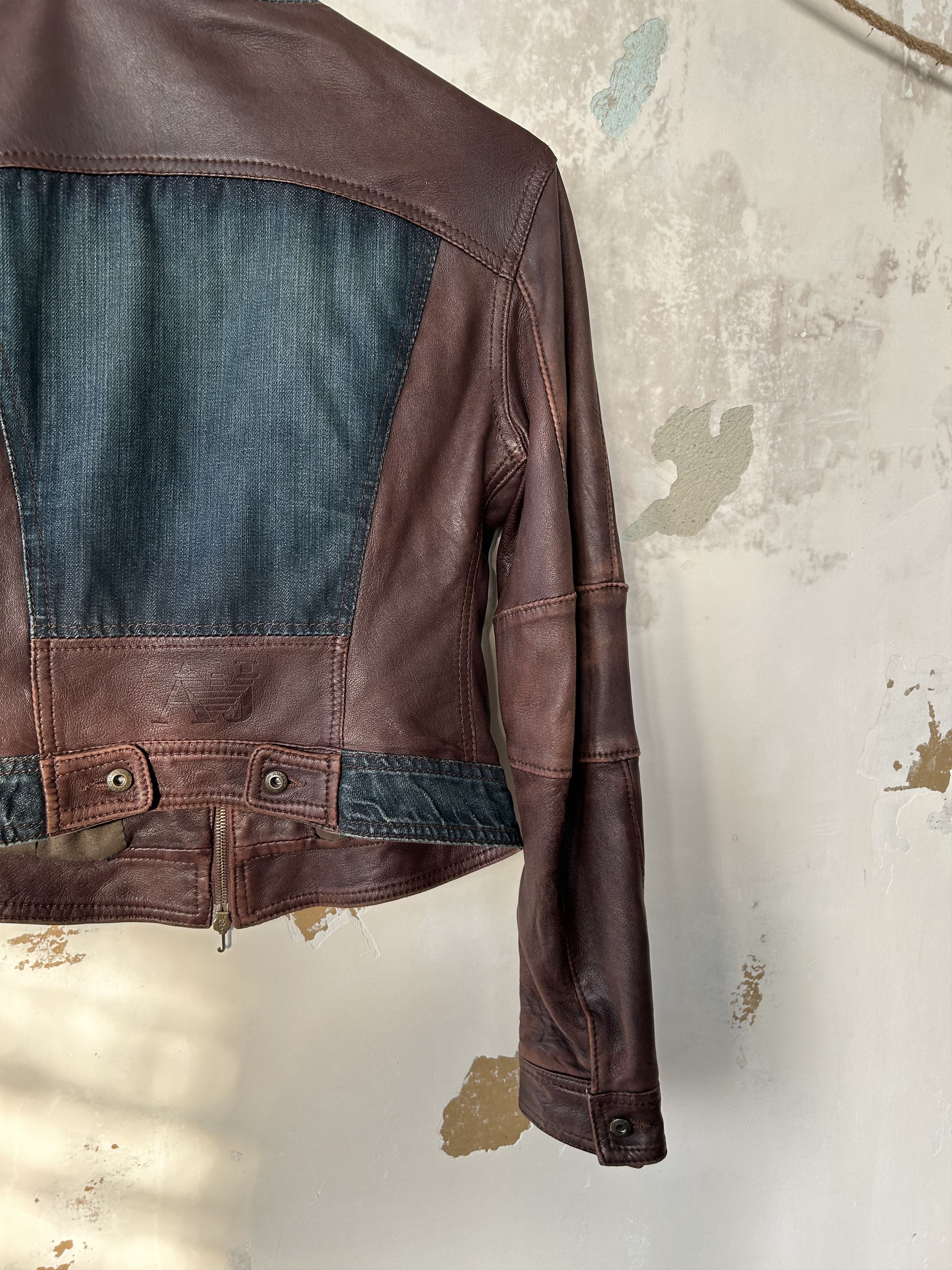 Armani Armani Jeans Leather Jacket Women's size us6 Size M / US 6-8 / IT 42-44 - 8 Thumbnail