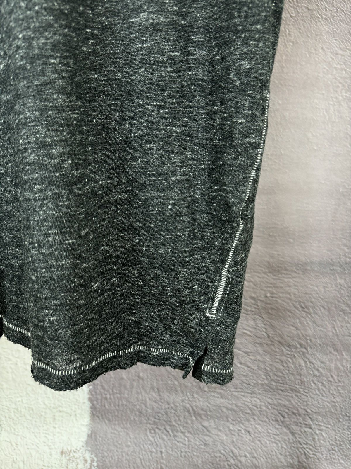 Rag & Bone Rag & Bone grey asymmetric linen ss tee shirt Size US M / EU 48-50 / 2 - 5 Thumbnail