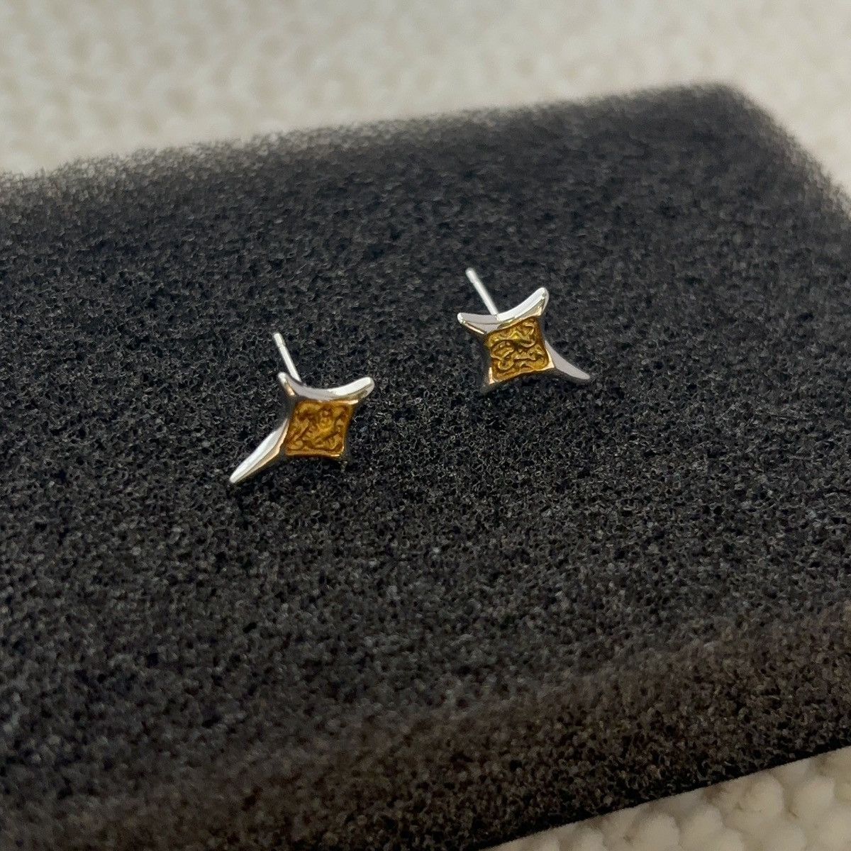 Other Star Stud Earrings for Men Women Hip Hop Unisex Earrings Size ONE SIZE - 2 Thumbnail