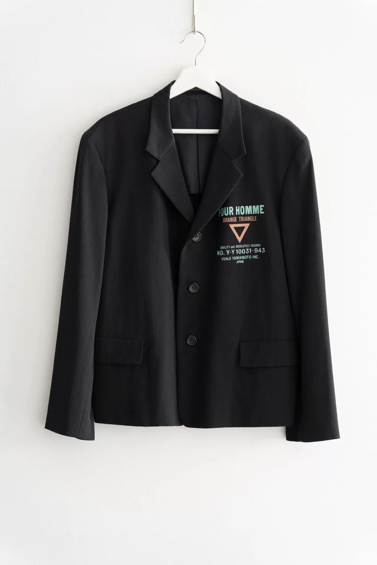 Yohji Yamamoto Yohji Yamamoto Black Wool Suit Jacket Size US S / EU 44-46 / 1 - 1 Thumbnail