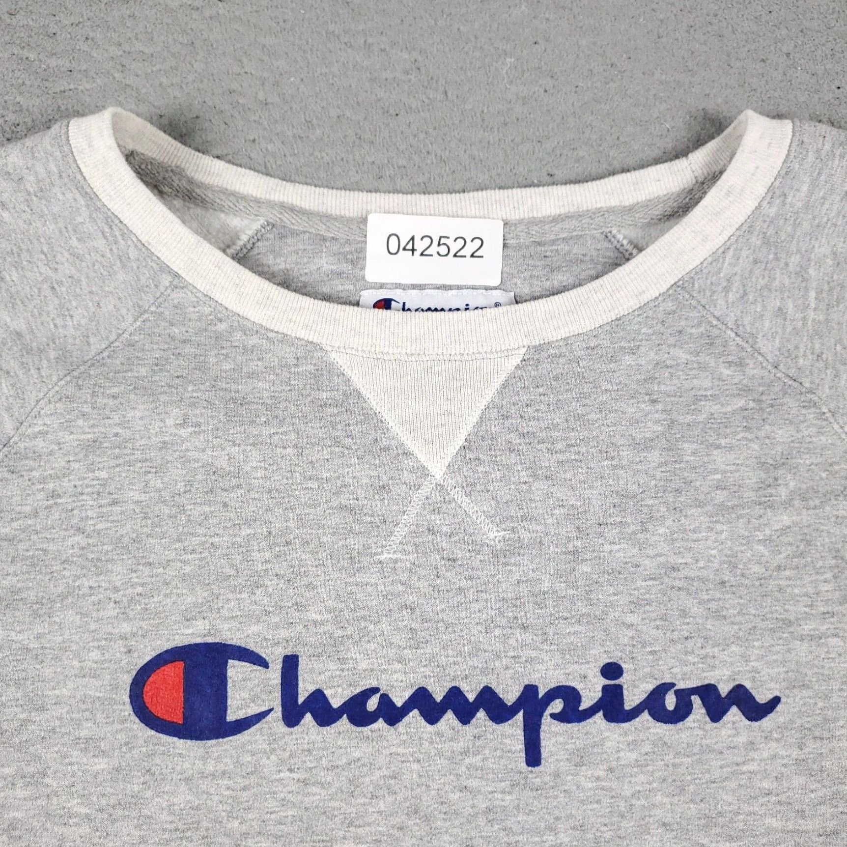 Champion Champion Gray Pullover Sweater Womens Large Casual Fleece Long Sleeve Crew Neck Sports Size L / US 10 / IT 46 - 3 Thumbnail