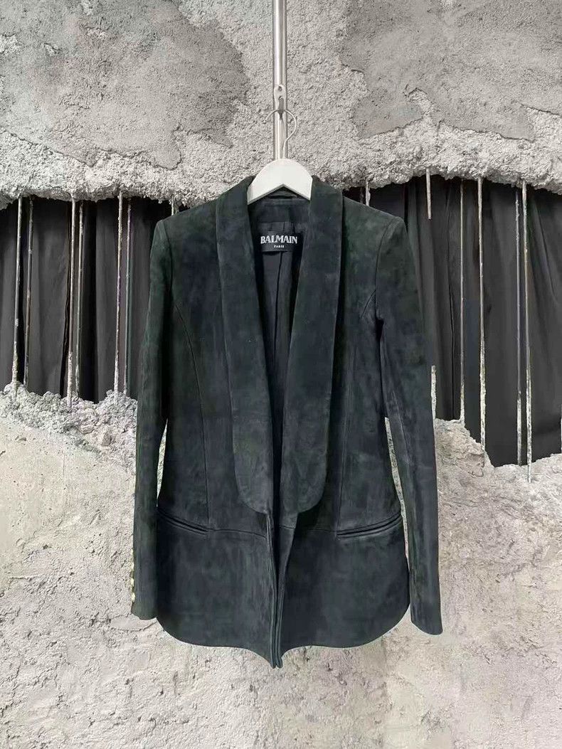 Balmain Balmain Suede Blazer Size 34 for Sale Size US XS / EU 42 / 0 - 1 Thumbnail