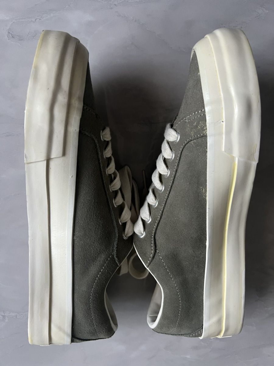 Zara Zara Men's Low Top Green Split Lace Up Suede Sneakers Size US 10 / EU 43 - 6 Thumbnail