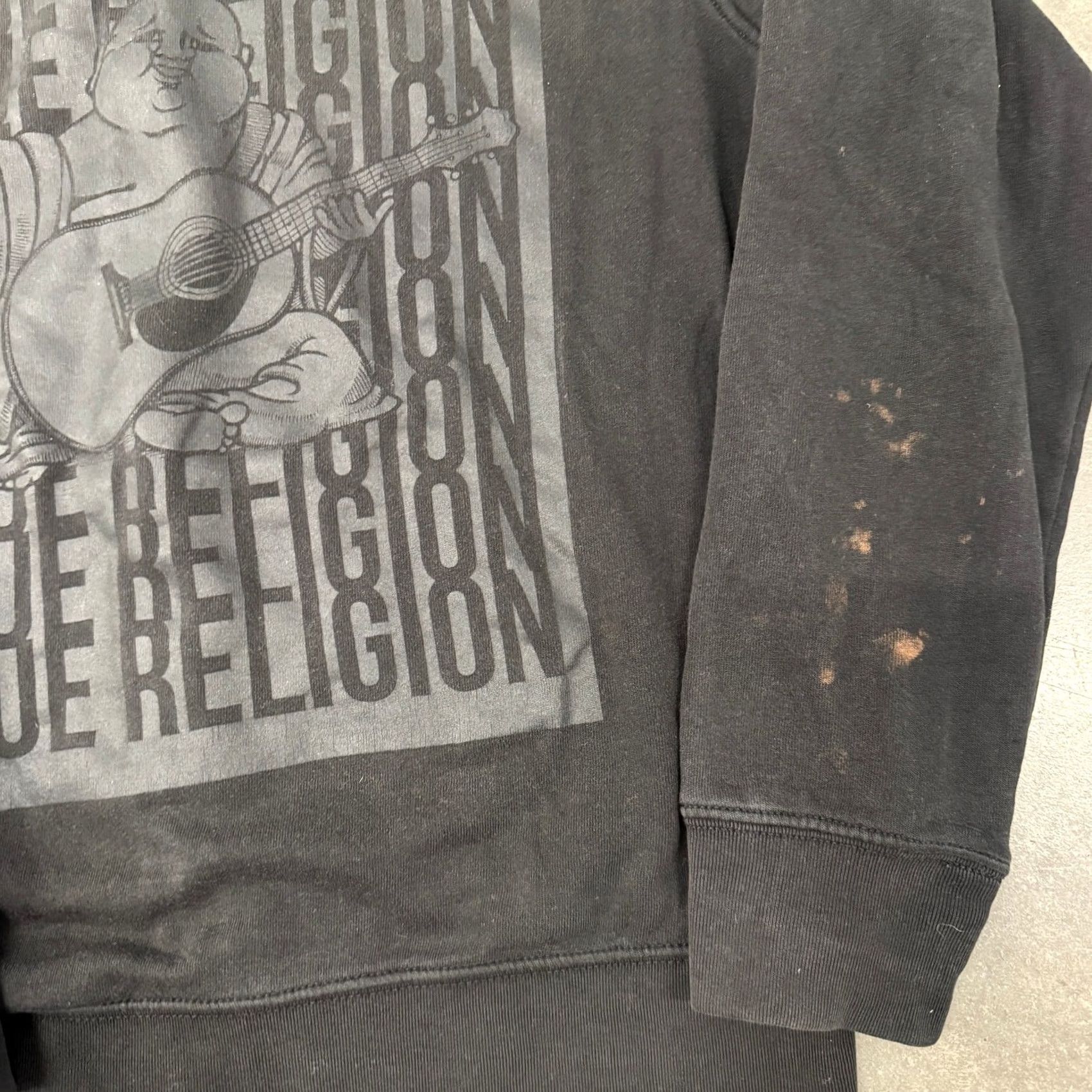 True Religion VINTAGE True Religion Hoodie Shirt Full Zip Womens L Black Buddha Logo 90s 2000s Womens Size L / US 10 / IT 46 - 5 Thumbnail