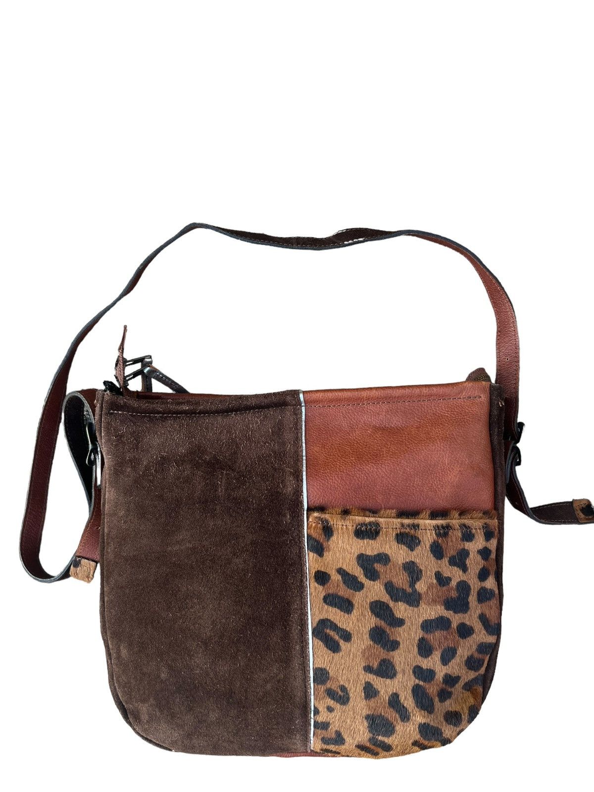 Leather Vintage Turkuabo Japan Patchwork Leather Bag Size ONE SIZE - 6 Thumbnail