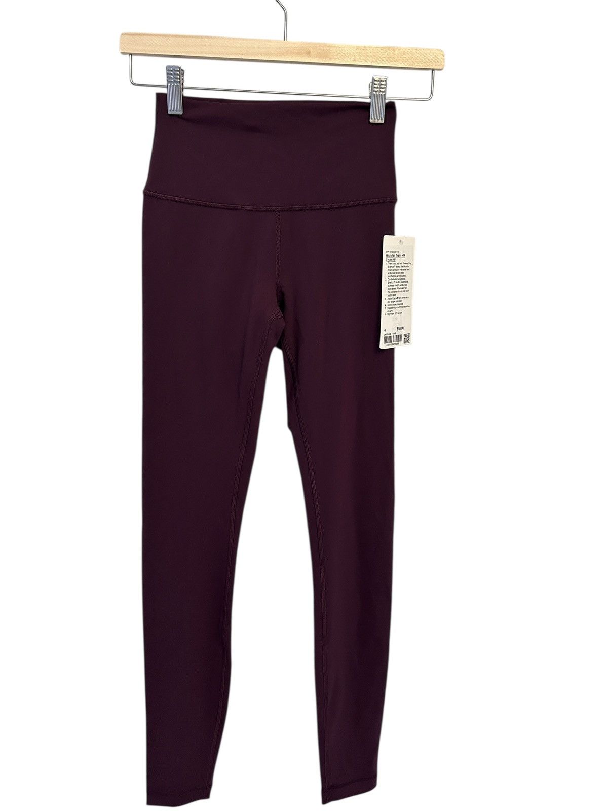Lululemon NWT lululemon Wunder Train HR Tight 28" # 4 Goodnight Plum Size 27" / US 4 / IT 40 - 1 Thumbnail