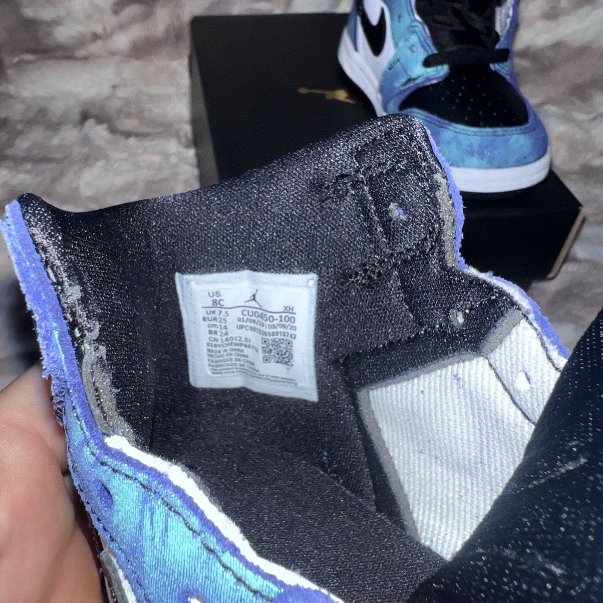 Jordan Brand JORDAN 1 retro high TIE DYE (TD) Size US 8 / EU 41 - 6 Thumbnail