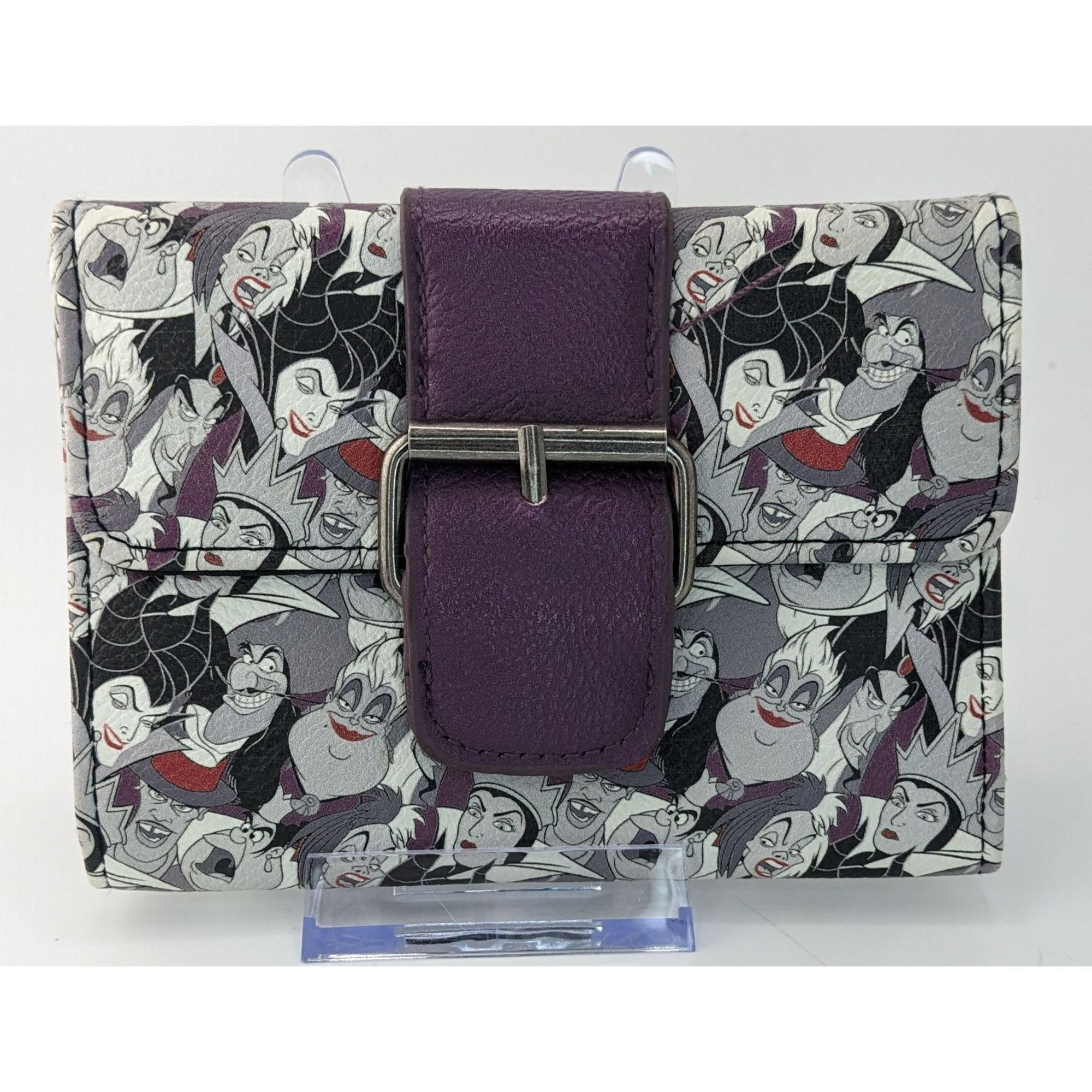 Disney Disney Loungefly Villains Wallet 5.5x4 Simulated Leather Pur Size ONE SIZE - 6 Thumbnail