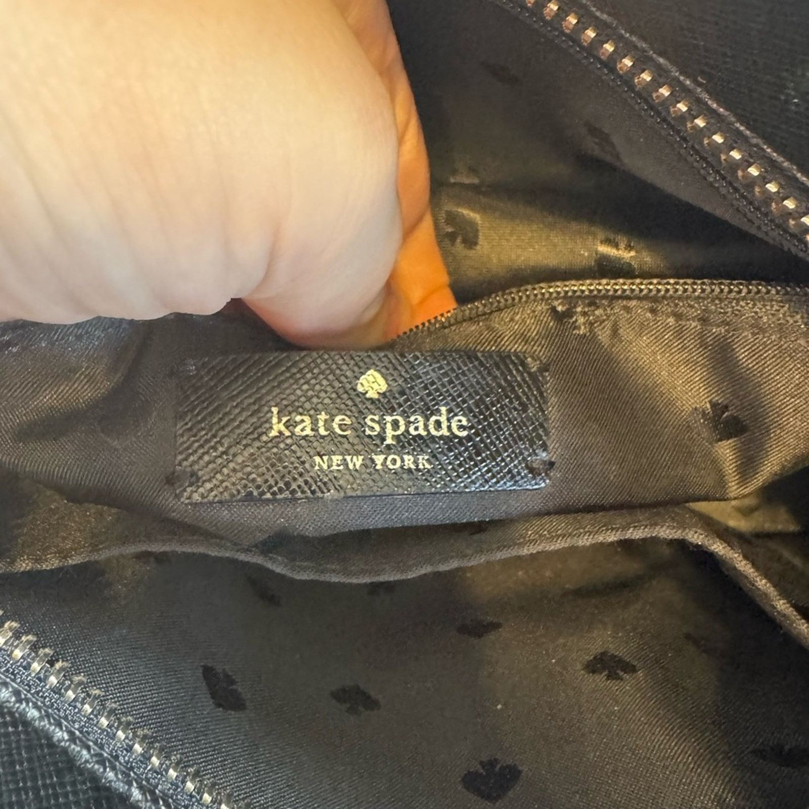 Kate Spade Kate Spade Large Staci Satchel Black Crossgrain Leather Size ONE SIZE - 5 Thumbnail