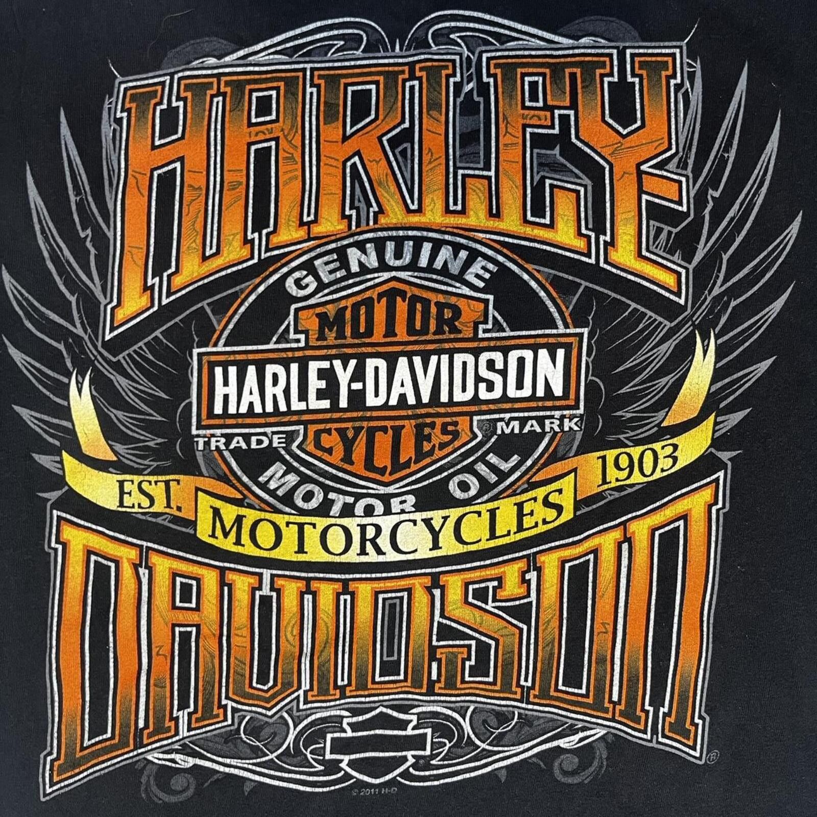 Harley Davidson Vintage Harley-Davidson Petersons Miami Graphic T-Shirt Sz S Size US S / EU 44-46 / 1 - 2 Thumbnail
