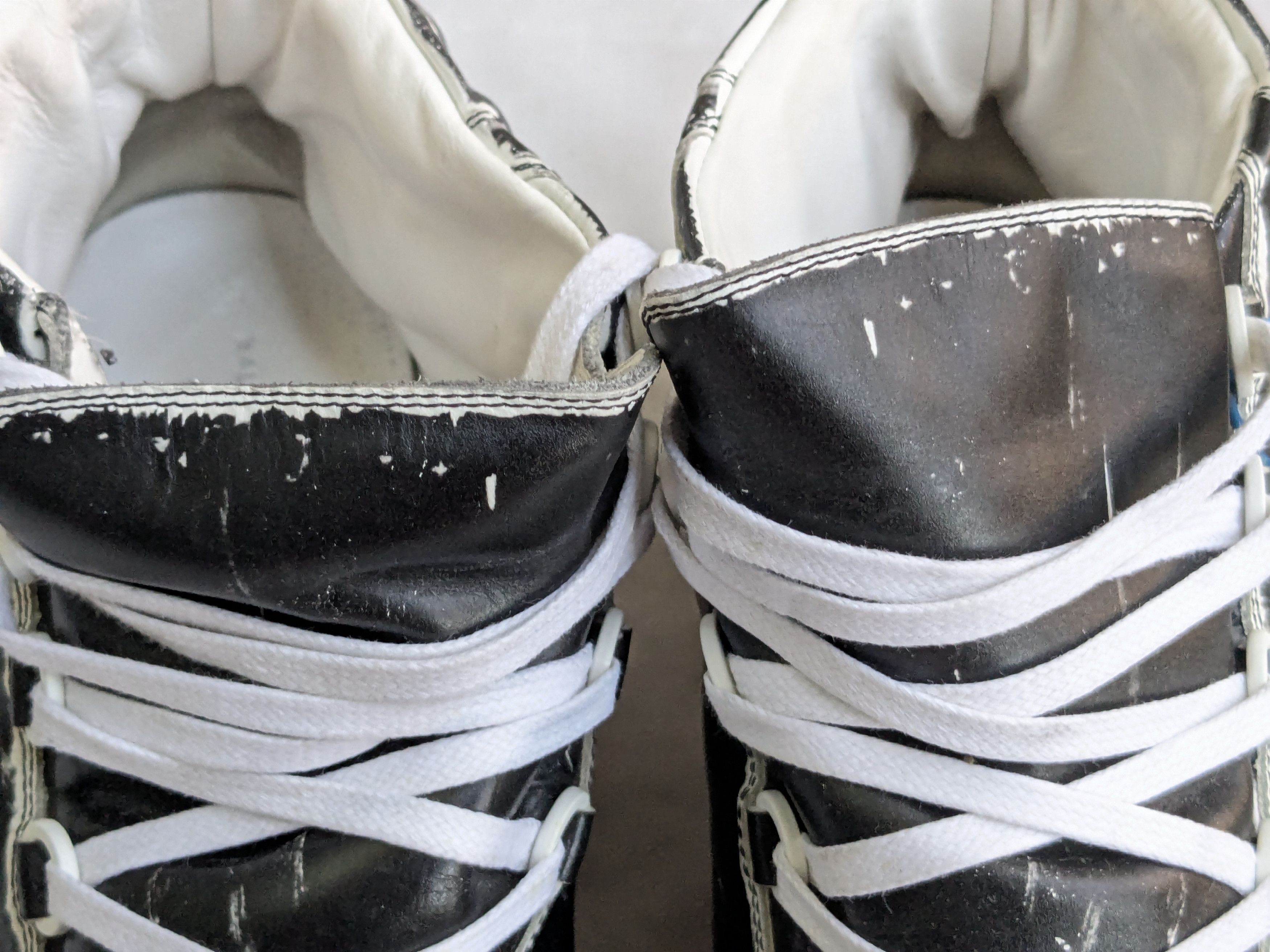 Balenciaga Balenciaga Arena Black White 11 Leather High Tops Size US 11 / EU 44 - 4 Thumbnail