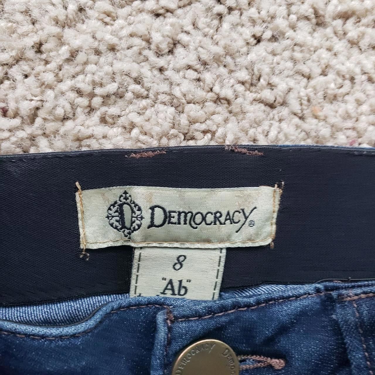 Designer Democracy Womens Blue Skinny Jeans Size 8 Size 30" / US 8 / IT 44 - 8 Thumbnail