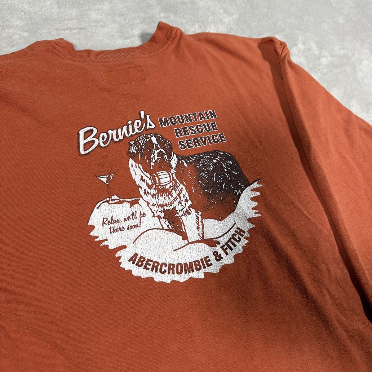 Abercrombie & Fitch VTG Y2K Abercrombie & Fitch Orange Shirt Mens Large Size US L / EU 52-54 / 3 - 4 Thumbnail