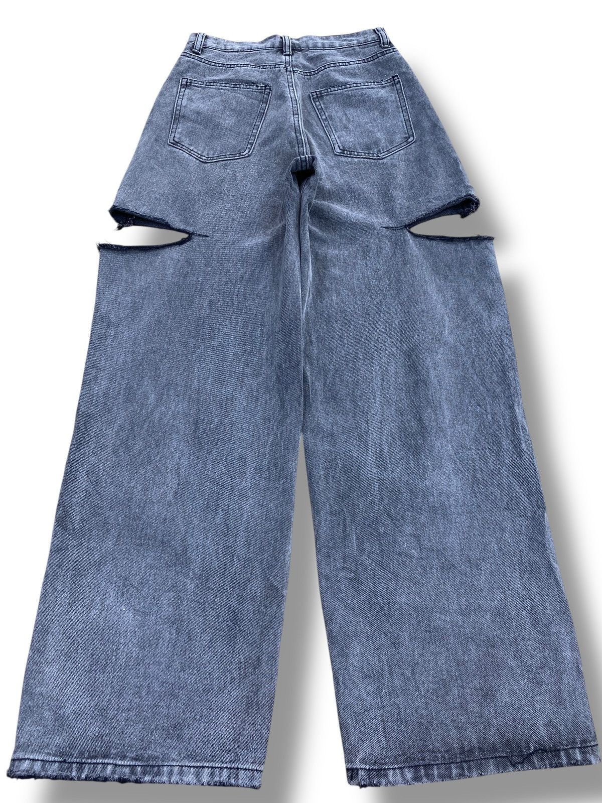 Japanese Brand Japanese Brand GRL Faded Wash Cut Out Style Jeans Size 24" / US 00 / IT 34 - 3 Thumbnail
