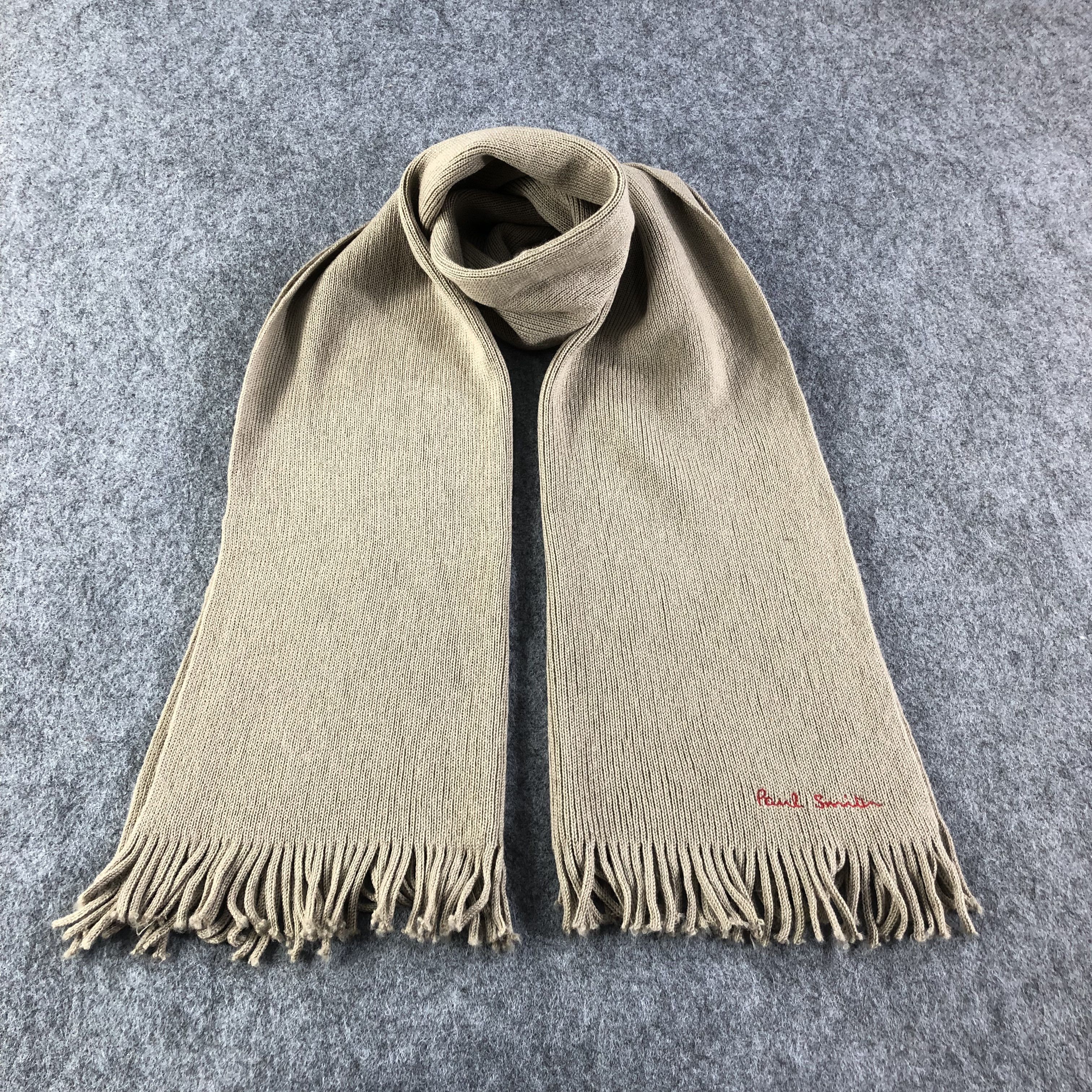 Paul Smith Paul Smith Knit Wool Scarf Muffler V1608 Size ONE SIZE - 1 Thumbnail