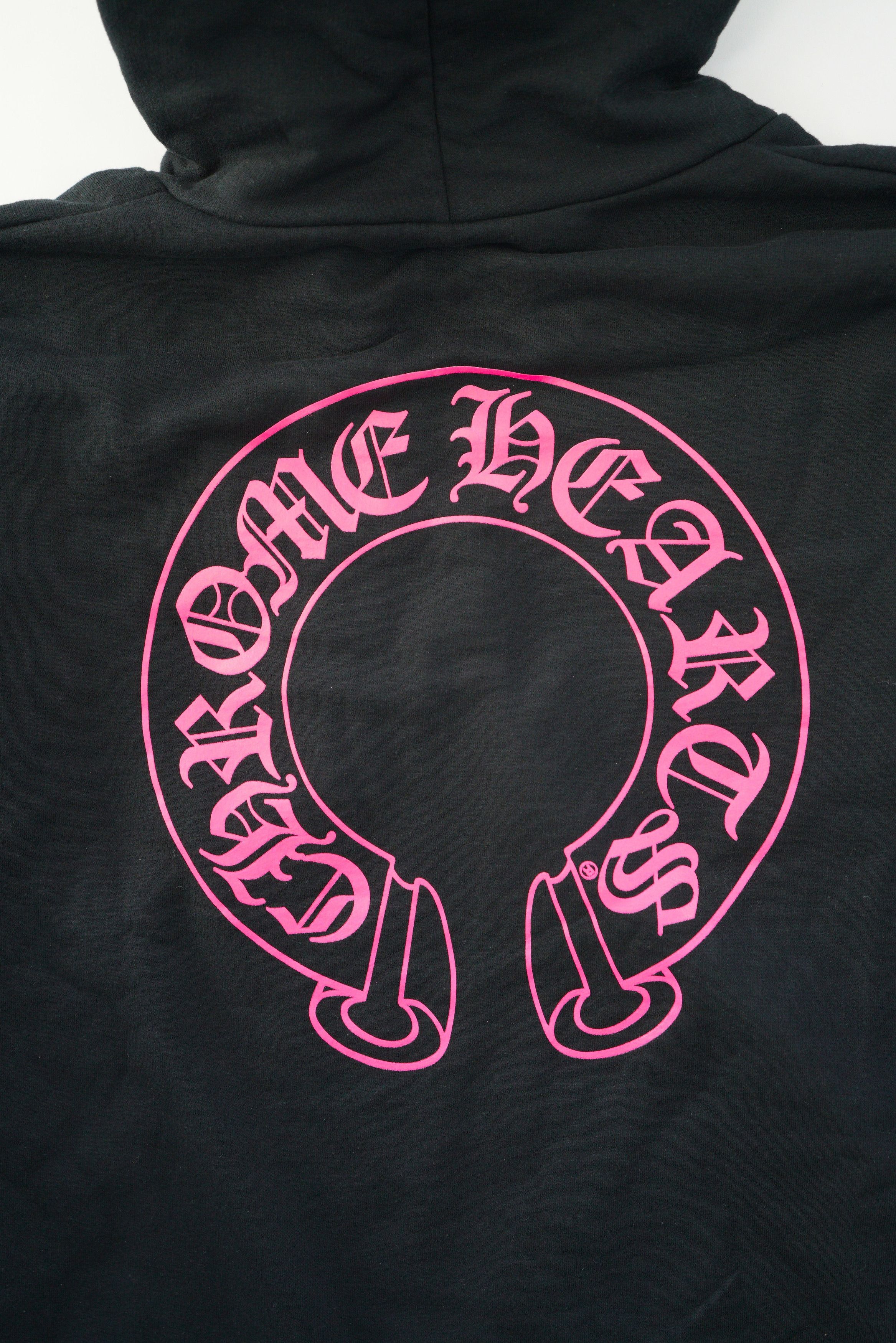 Chrome Hearts Chrome Hearts Pink Horseshoe Zip Up - Black Size US L / EU 52-54 / 3 - 4 Thumbnail
