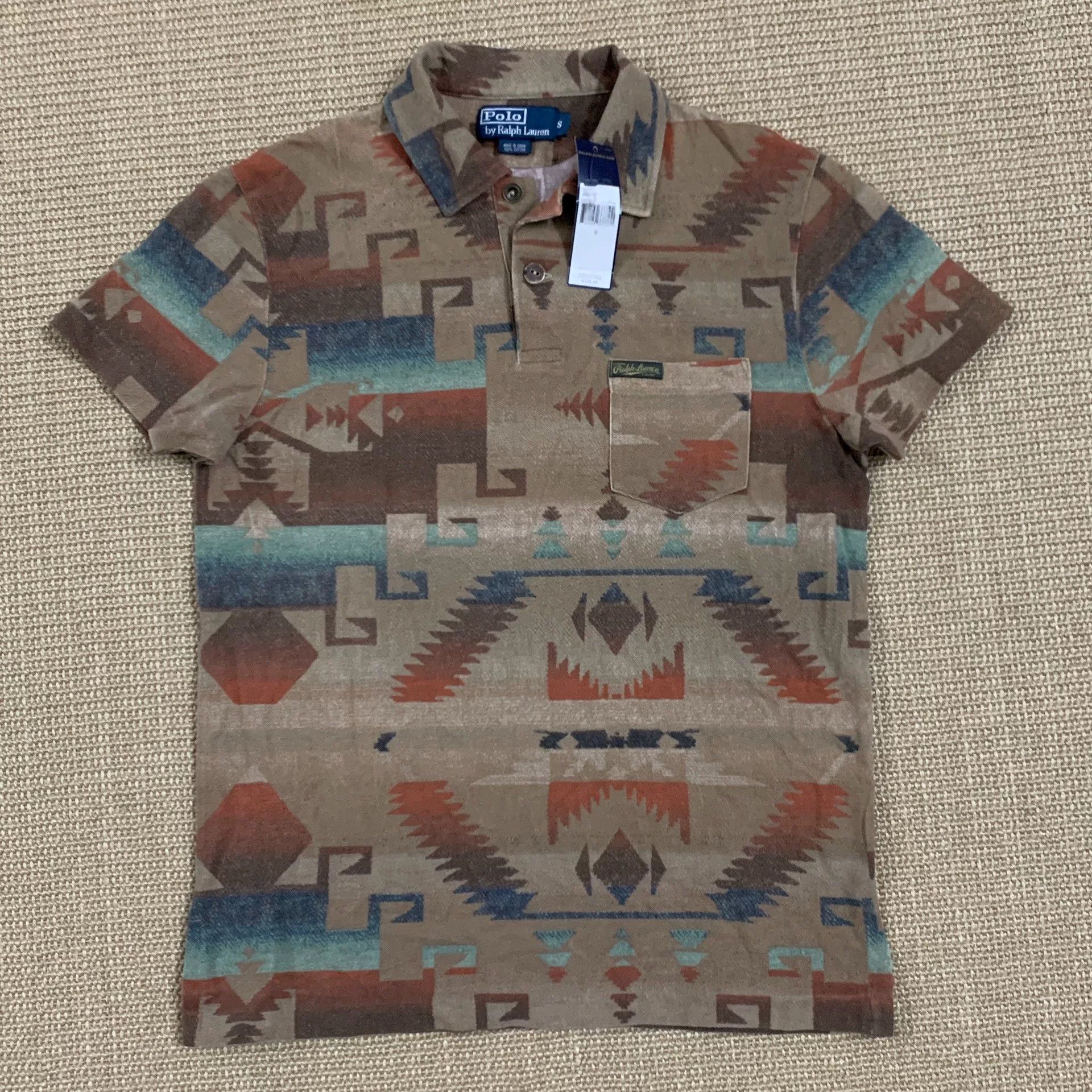 Polo Ralph Lauren Polo Ralph Lauren Navajo Short Sleeve T-shirt Size US S / EU 44-46 / 1 - 1 Thumbnail