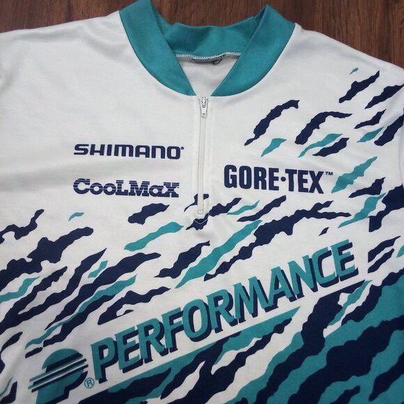 Other Vintage 90s Performance Gore-Tex Cycling Jersey Size US L / EU 52-54 / 3 - 1 Thumbnail