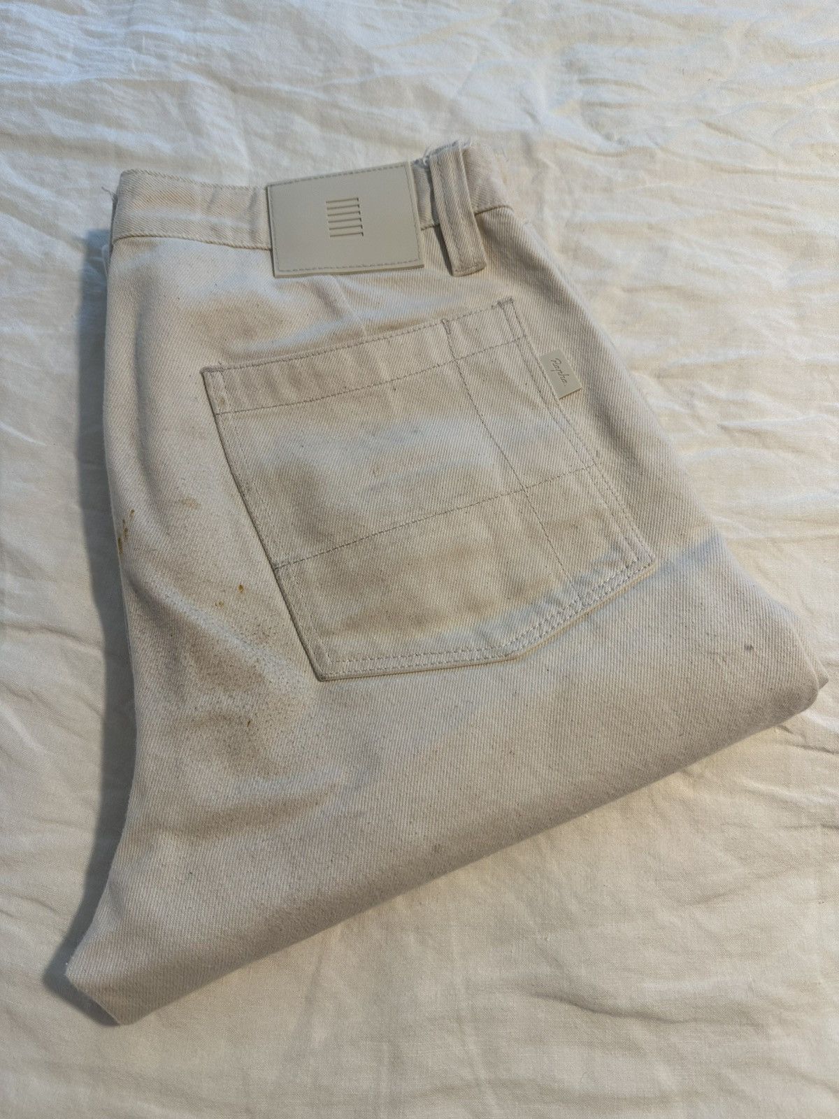 Rapha Rapha Mechanics Denim - Cone Mills Off-White Size US 32 / EU 48 - 1 Thumbnail