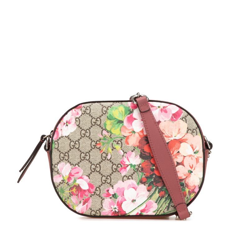 Gucci Gucci GG Supreme Flower Pvc Shoulder Bag Plastic Crossbody Bag 409535 in Beige, Women's