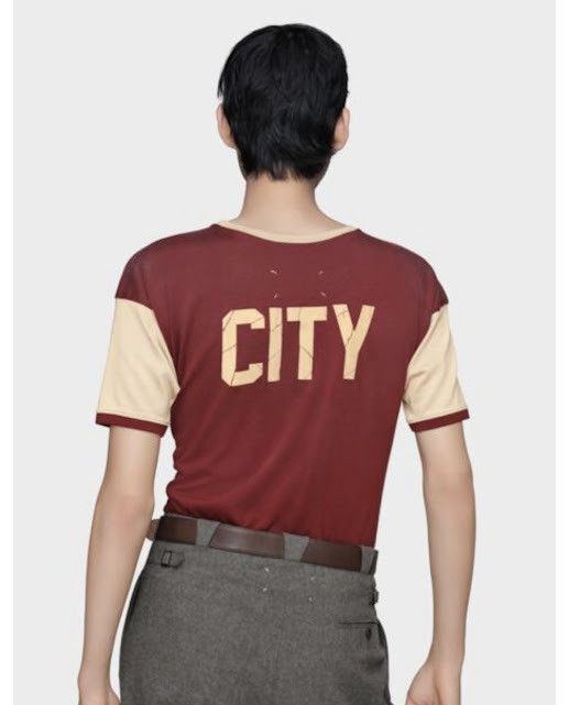Maison Margiela o1w1db10526 Slogan-print T-Shirt in Burgundy Red Size US S / EU 44-46 / 1 - 2 Thumbnail