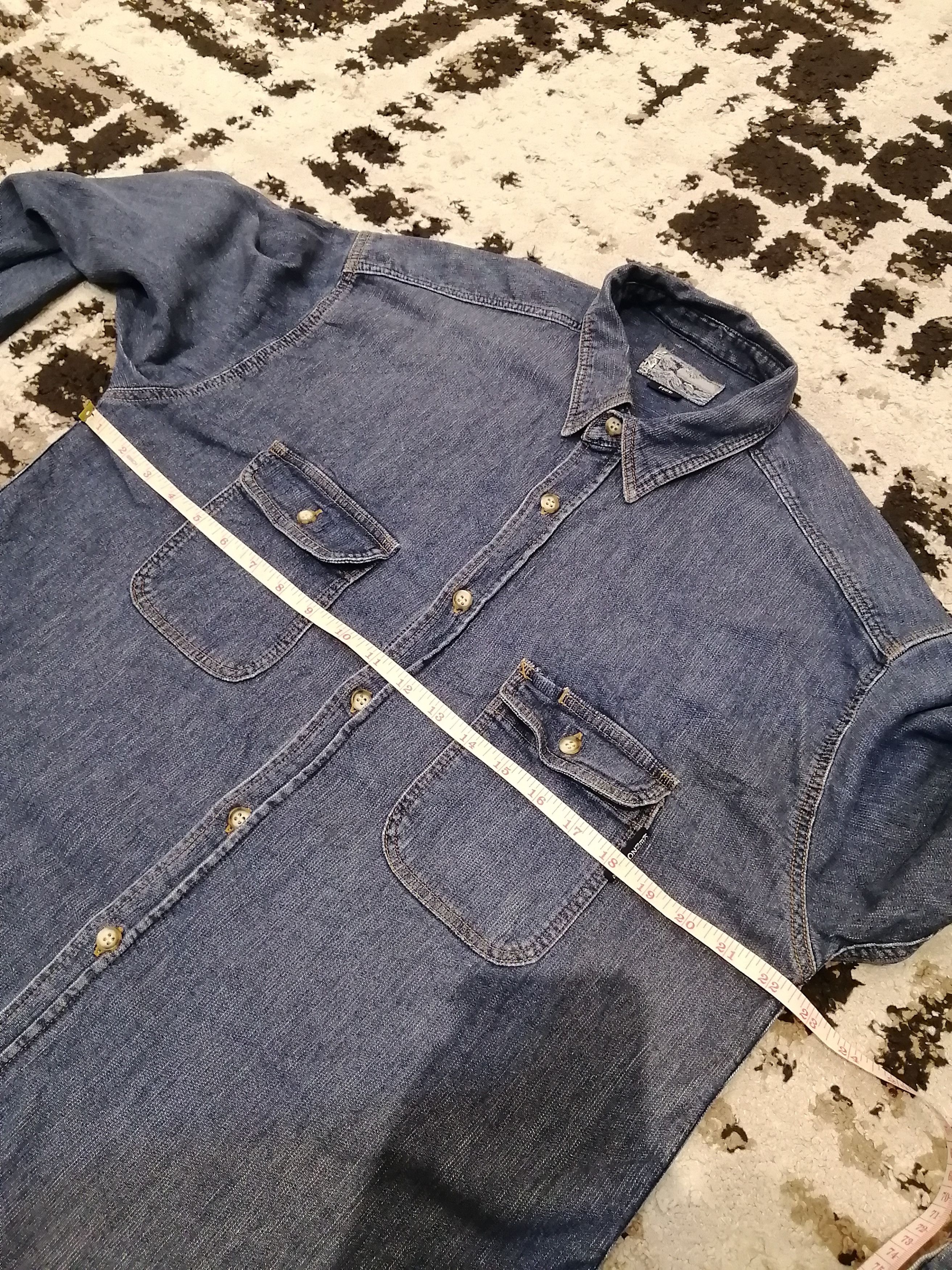 Kenzo Vintage Kenzo Japan Denim Shirt Size US XL / EU 56 / 4 - 15 Thumbnail