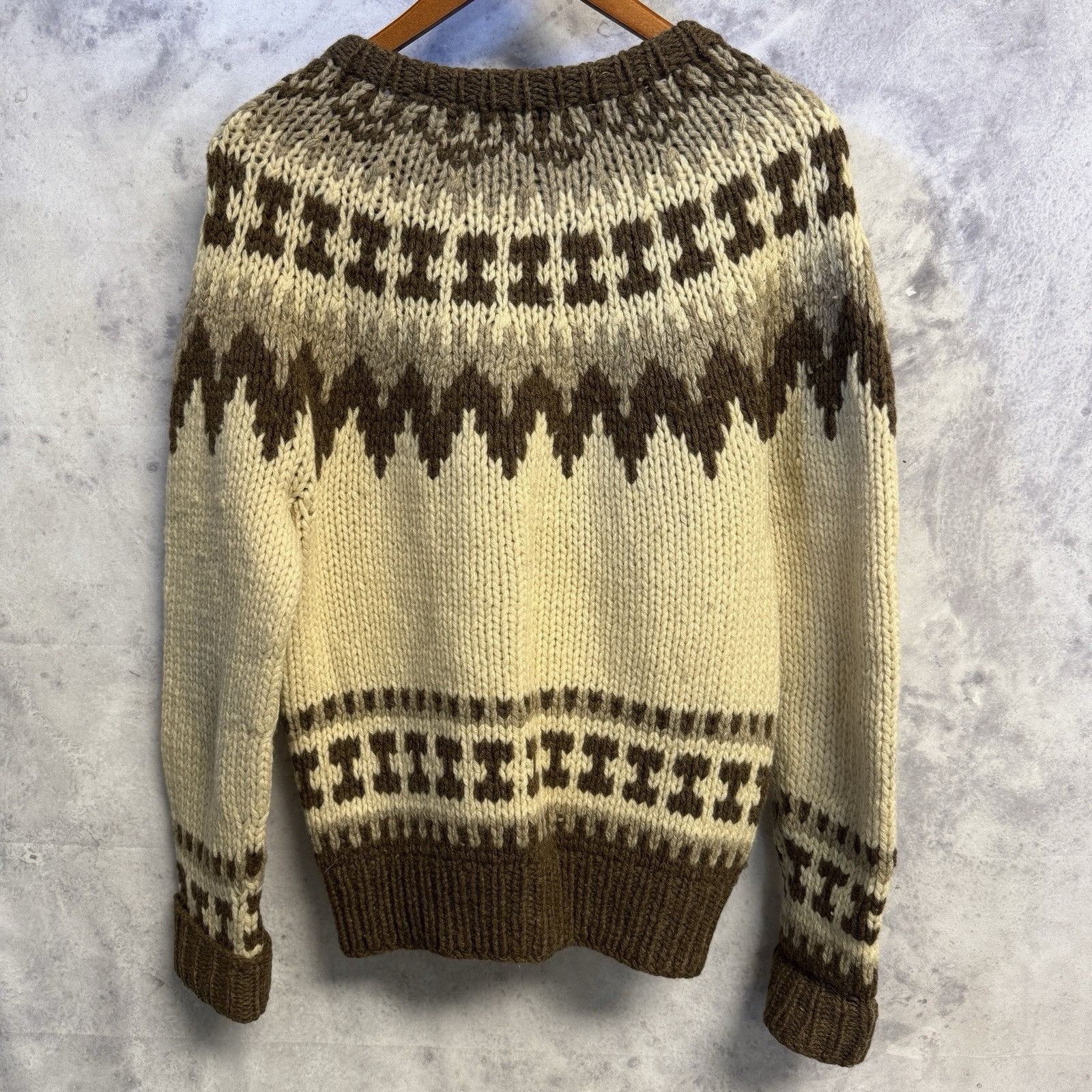 Vintage Vintage Cowichan Knit Sweater Womens Button Up Johnathan Ste Size S / US 4 / IT 40 - 2 Thumbnail