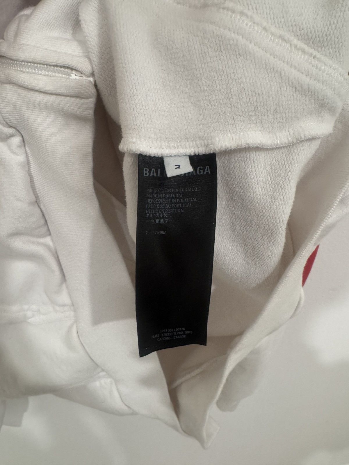 Balenciaga Balenciaga Sporty B Zip-Up Tracksuit Hoodie Size US L / EU 52-54 / 3 - 5 Thumbnail