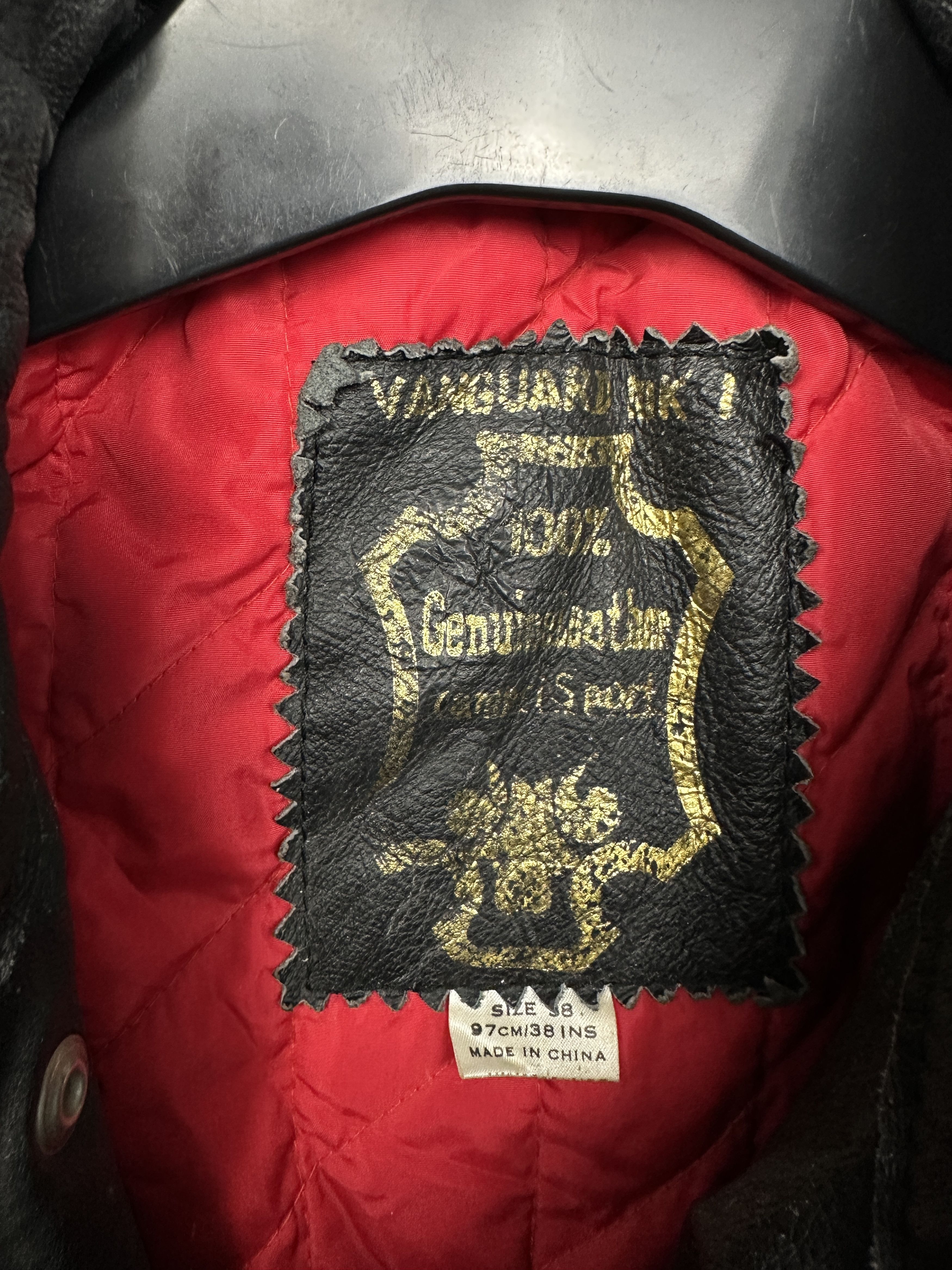 Genuine Leather 90s Vintage Mens Biker Leather Jacket Y2K Size US M / EU 48-50 / 2 - 5 Thumbnail