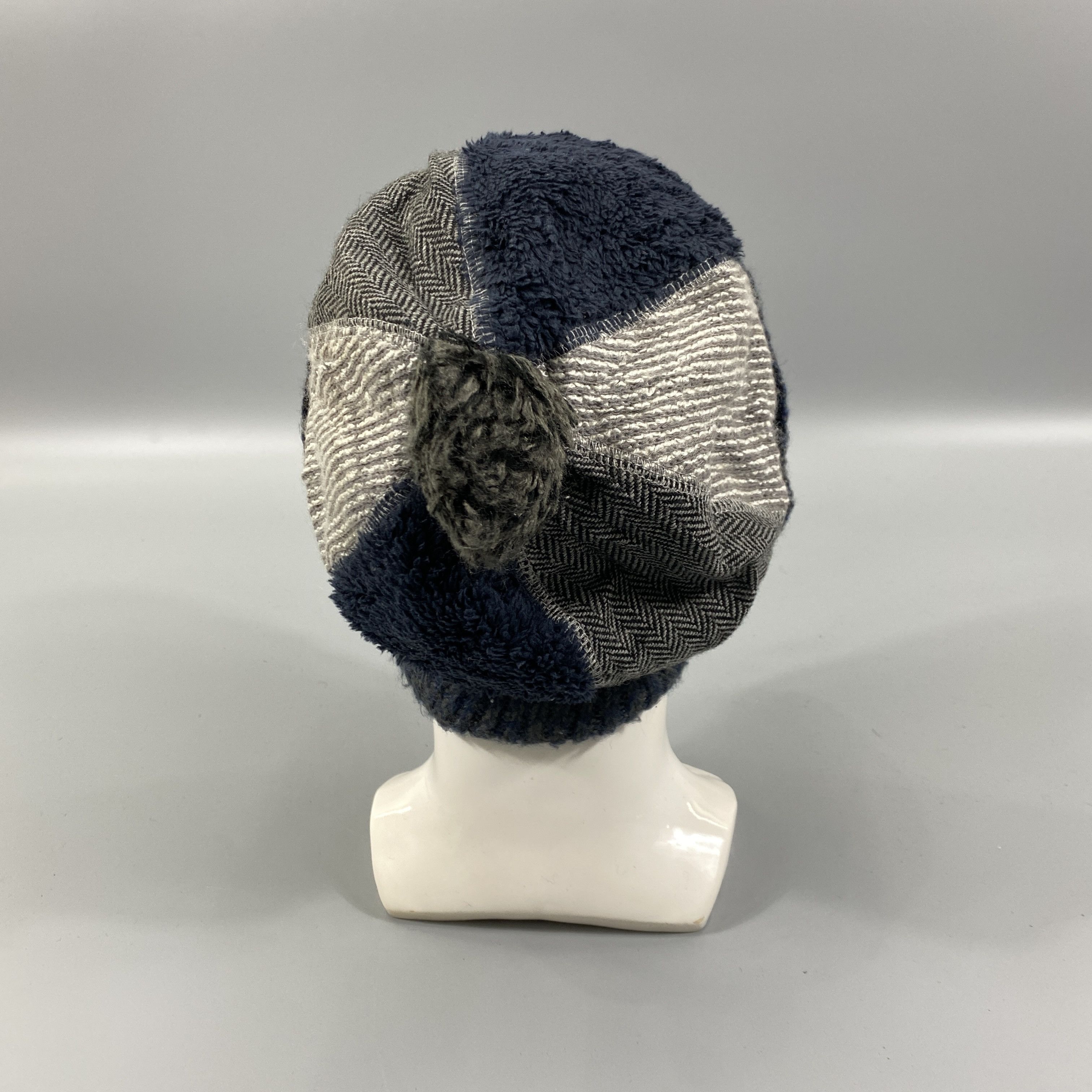 Japanese Brand Mix Pattern Snow Cap Beanie Hat -BN1151 Size ONE SIZE - 4 Thumbnail