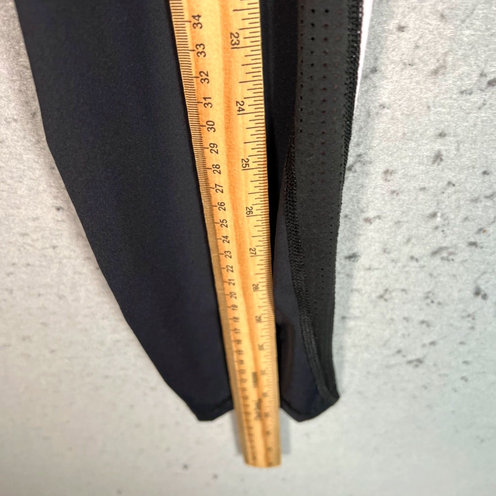 Vintage ALALA Leggings Black Womens Medium Size M Athletic Skinny Ankle Yoga Stretch Activewear Size 32" / US 10 / IT 46 - 6 Thumbnail