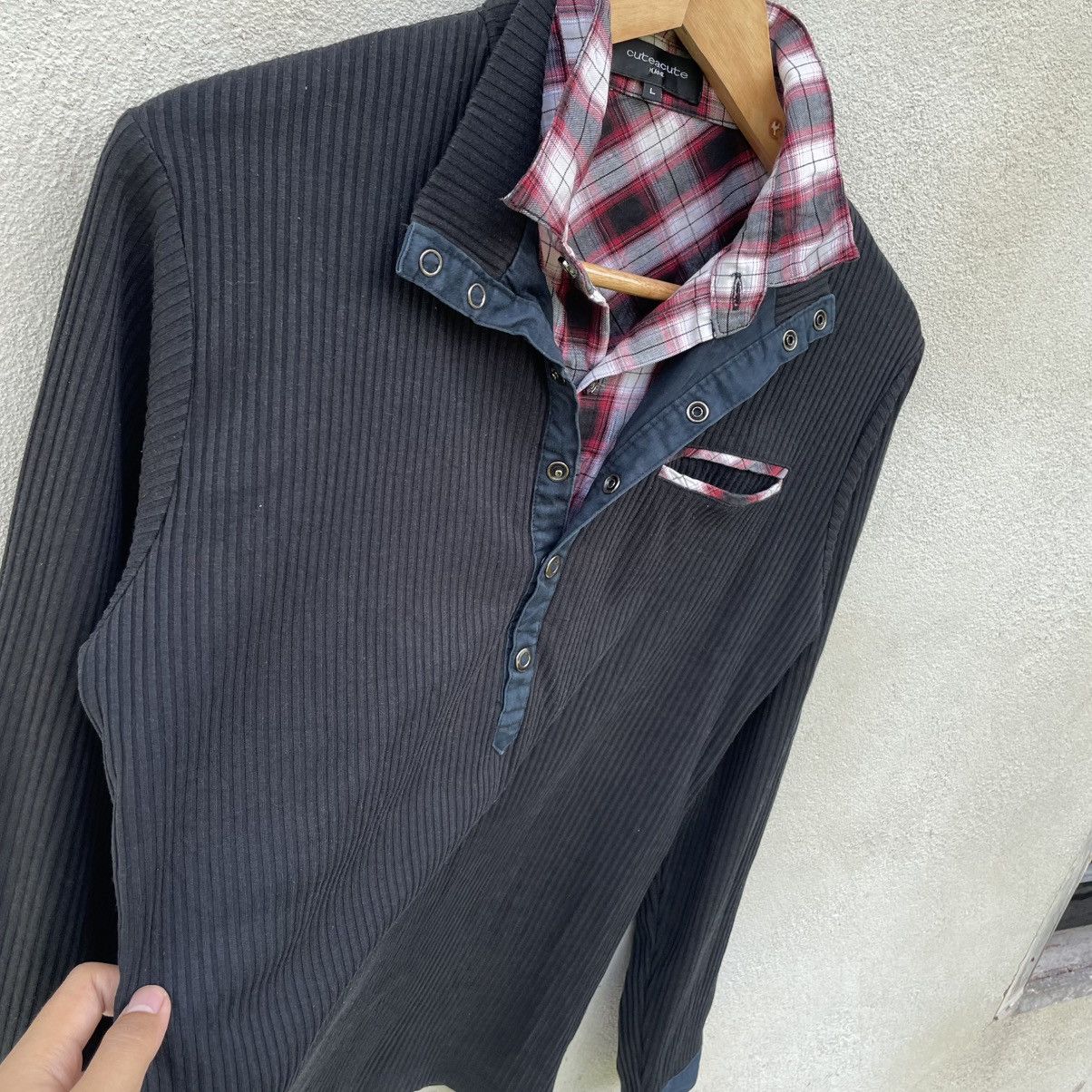 Japanese Brand Japanese Cuteacute Double Layer Shirt 🍒 Size US L / EU 52-54 / 3 - 3 Thumbnail