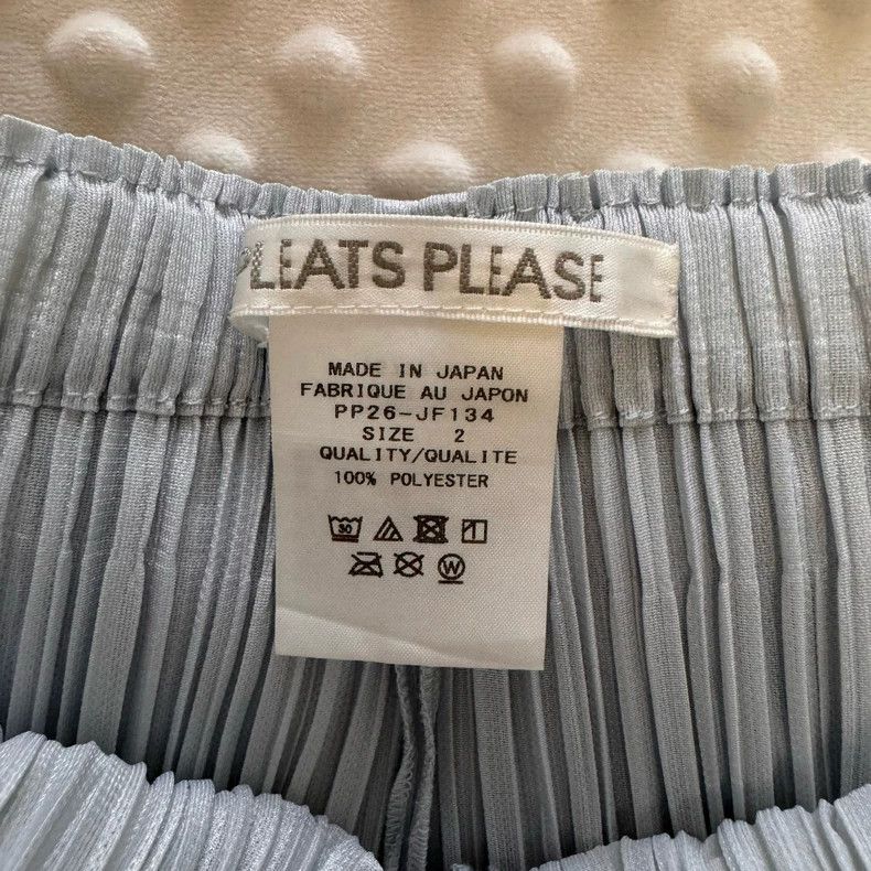 Issey Miyake issey miyake size:2 Light blue trousers 2505-Nextarrow Size US 26 / EU 42 - 4 Thumbnail